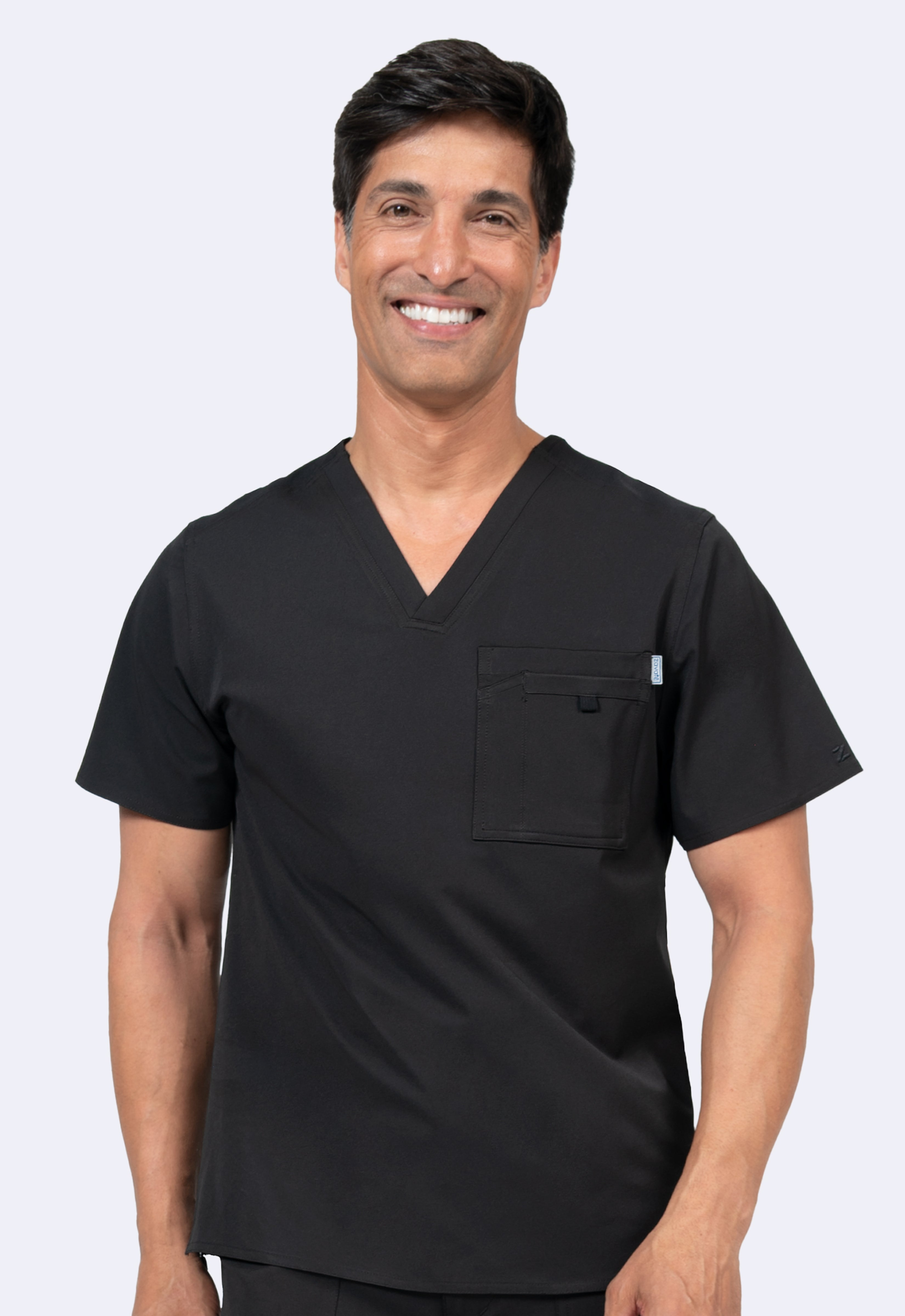 Polera Clínica Hombre Zavaté 1129 Negro