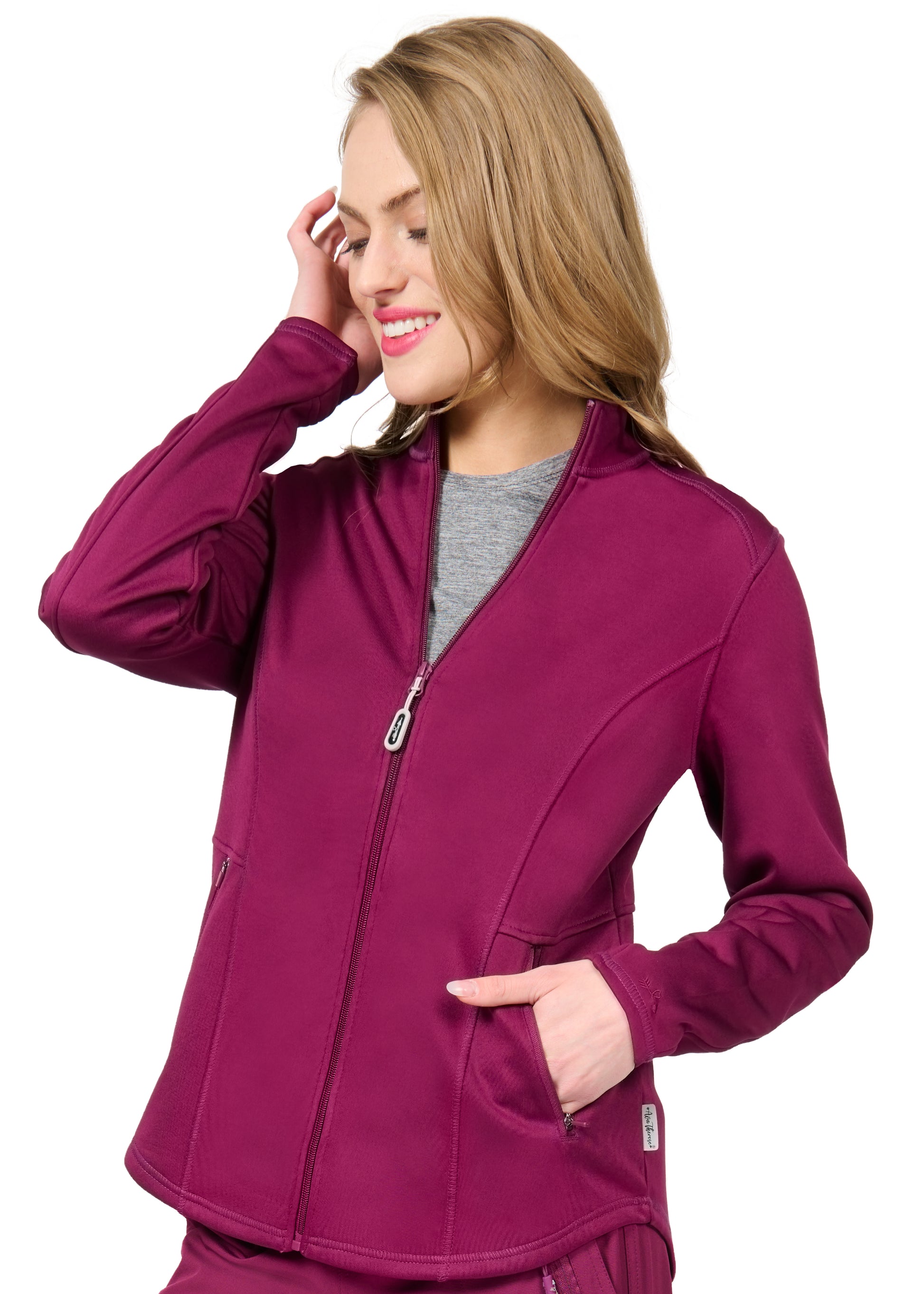 Chaqueta Mujer Ava Therese 2023 Burdeo