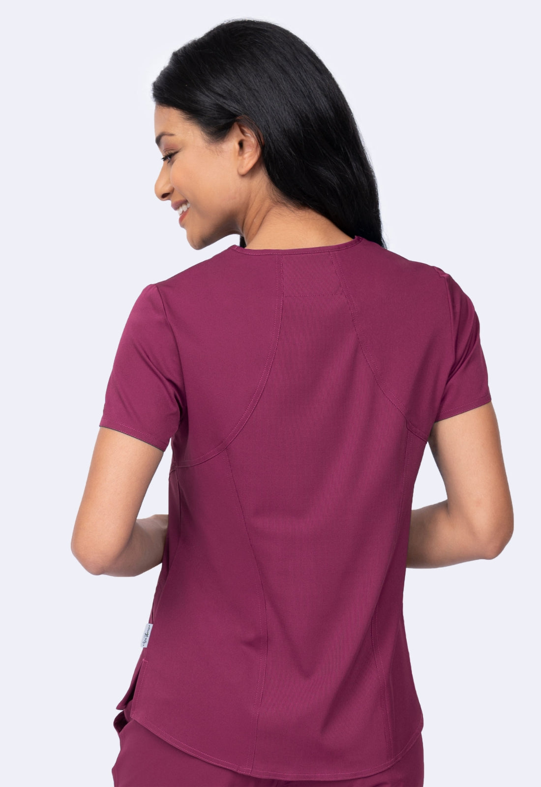 Polera Clínica Mujer Ava Therese 1084 Burdeo