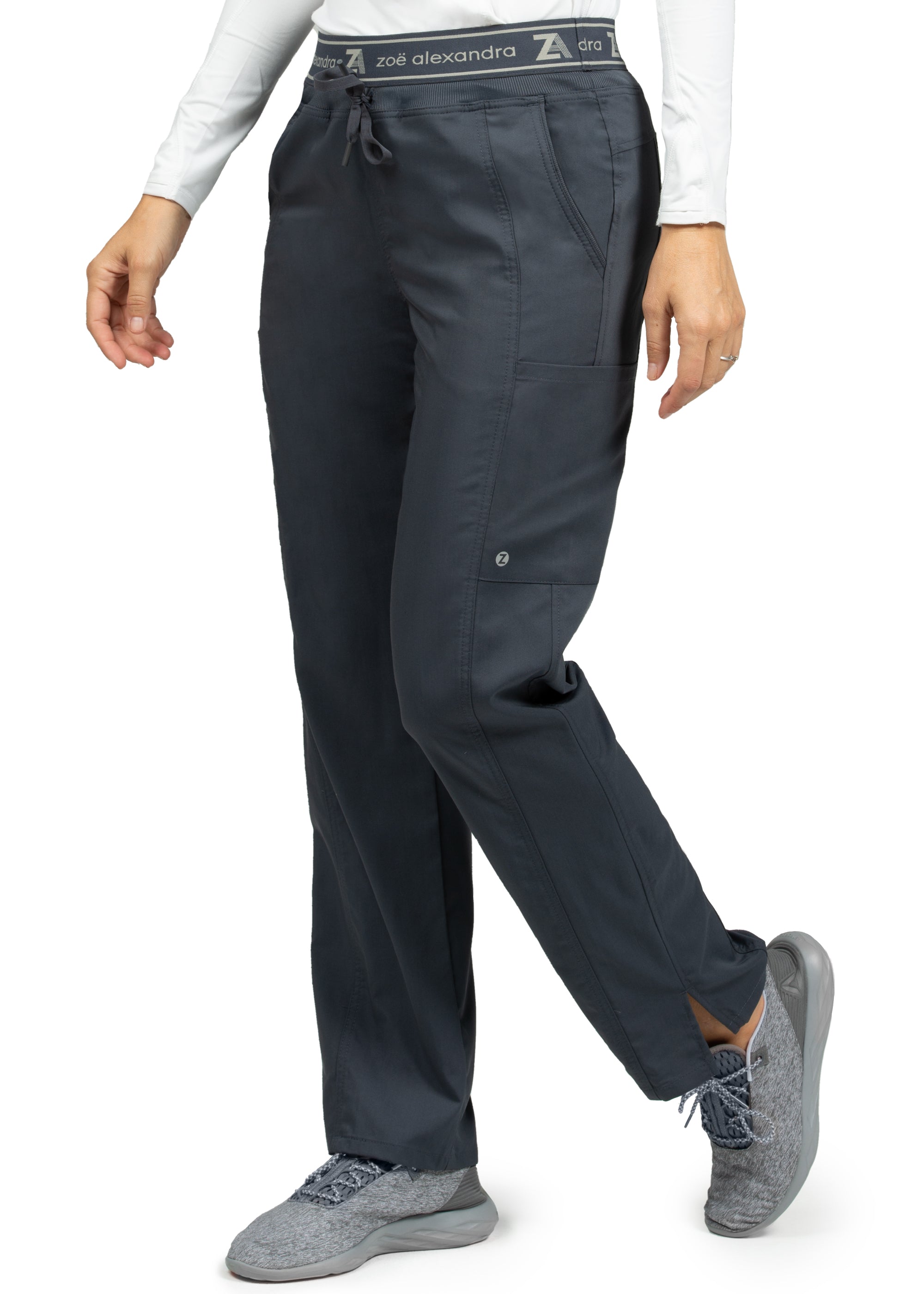 PANTALÓN CLINICO MUJER ZOE ALEXANDRA 3027 PLOMO
