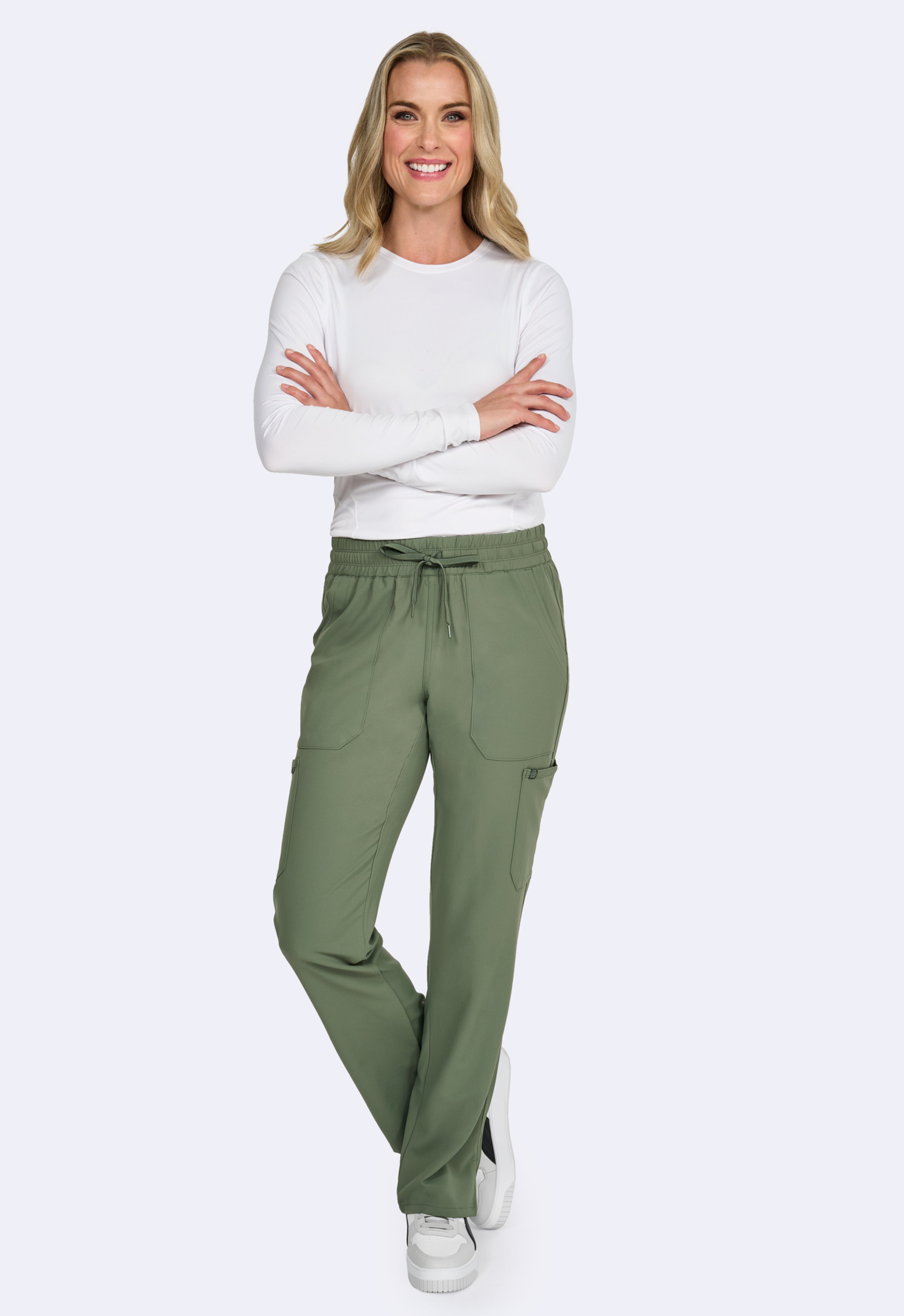 Pantalón Clínico Mujer Studio 3063 Olivo