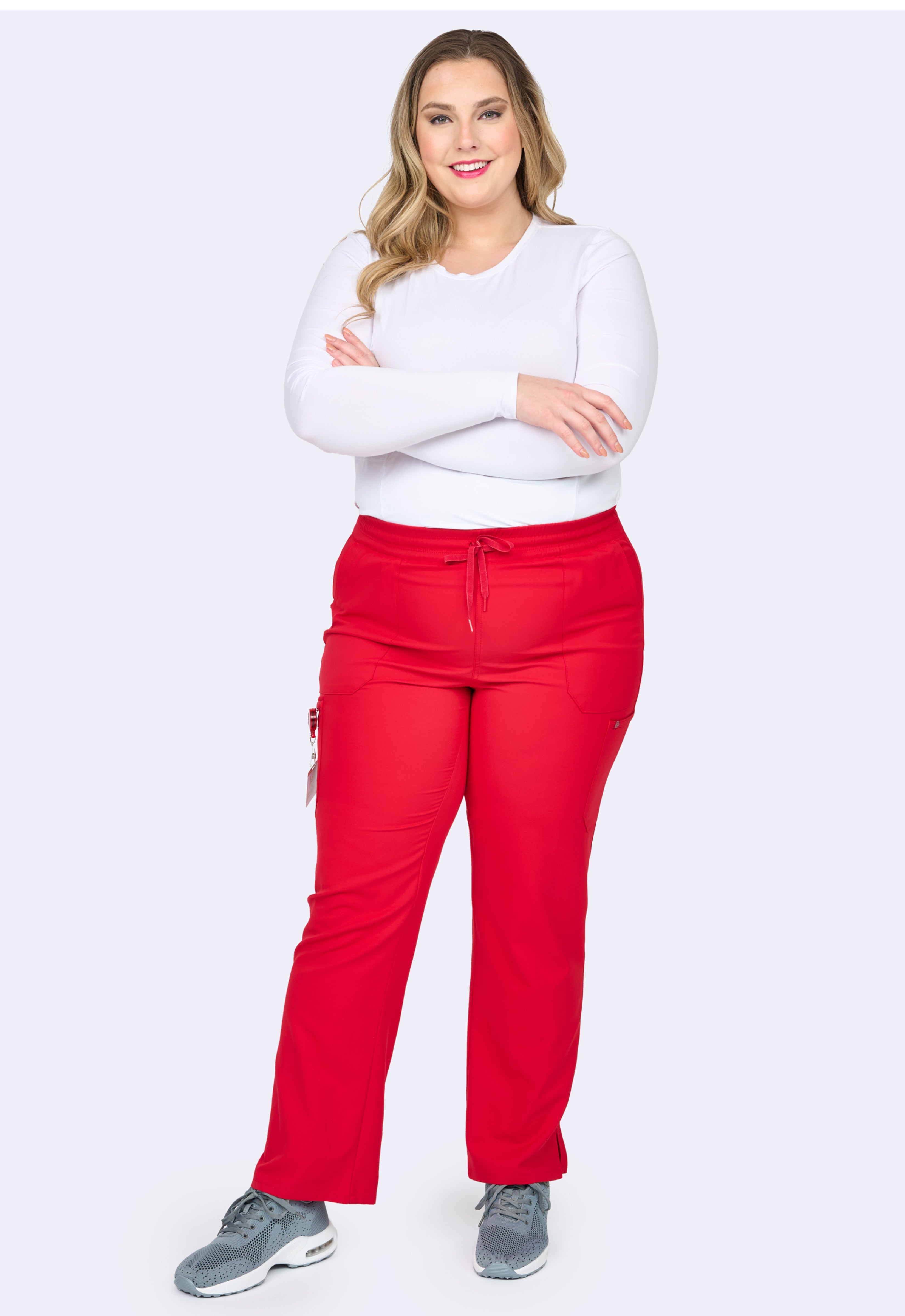 Pantalón Clínico Mujer Studio 3063 Rojo