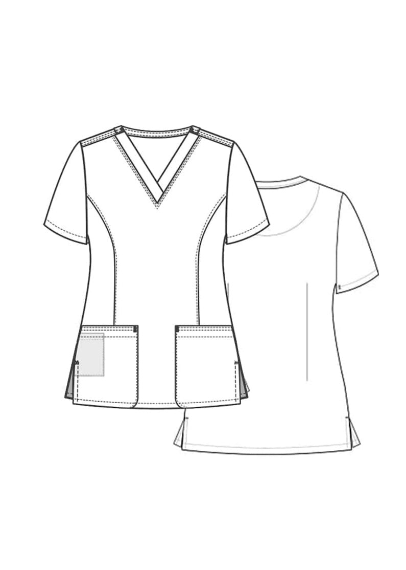 Polera Clínica Estampada Mujer 9810 SURF