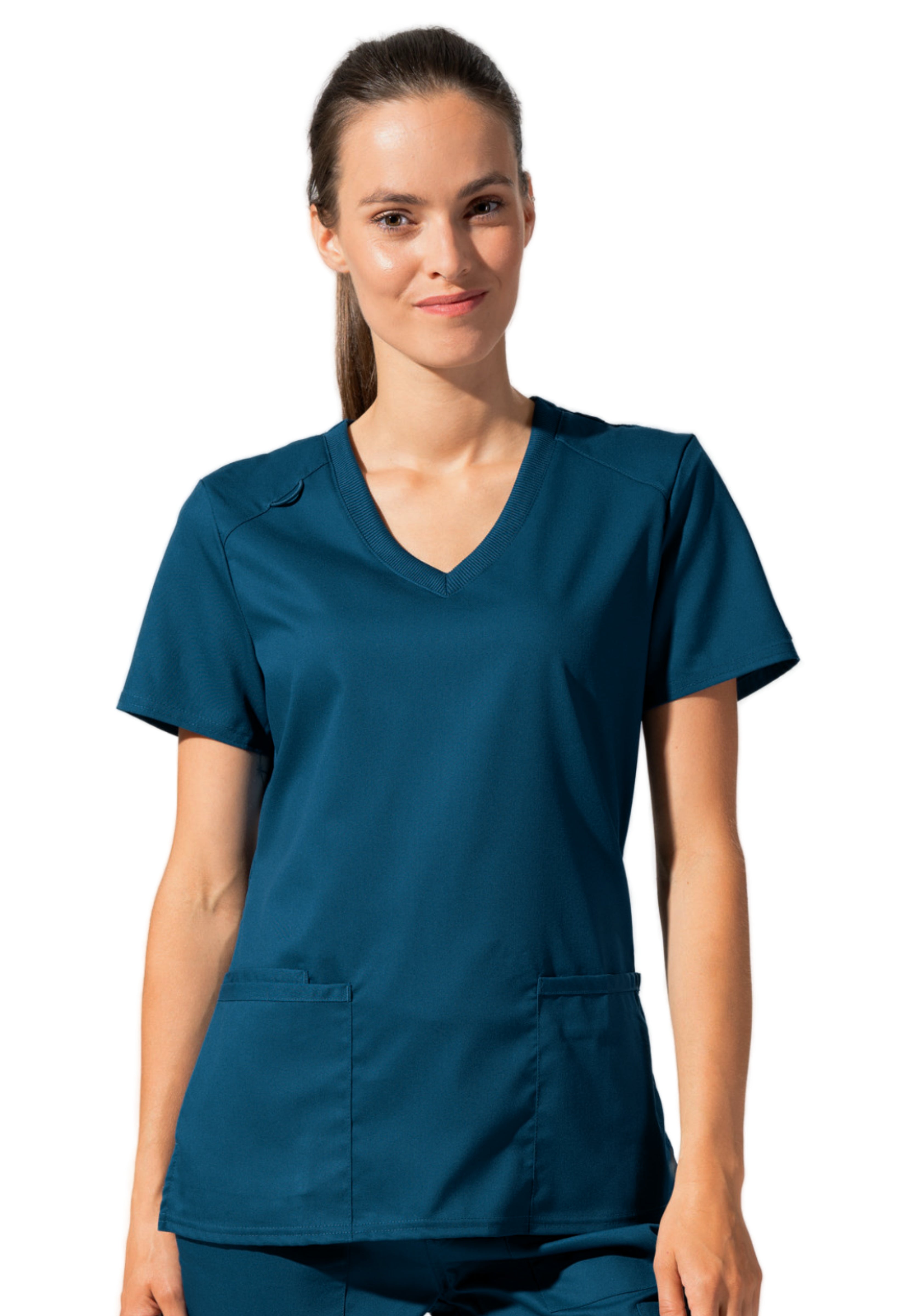 Polera Clínica Mujer Proflex LT105 Caribbean Blue