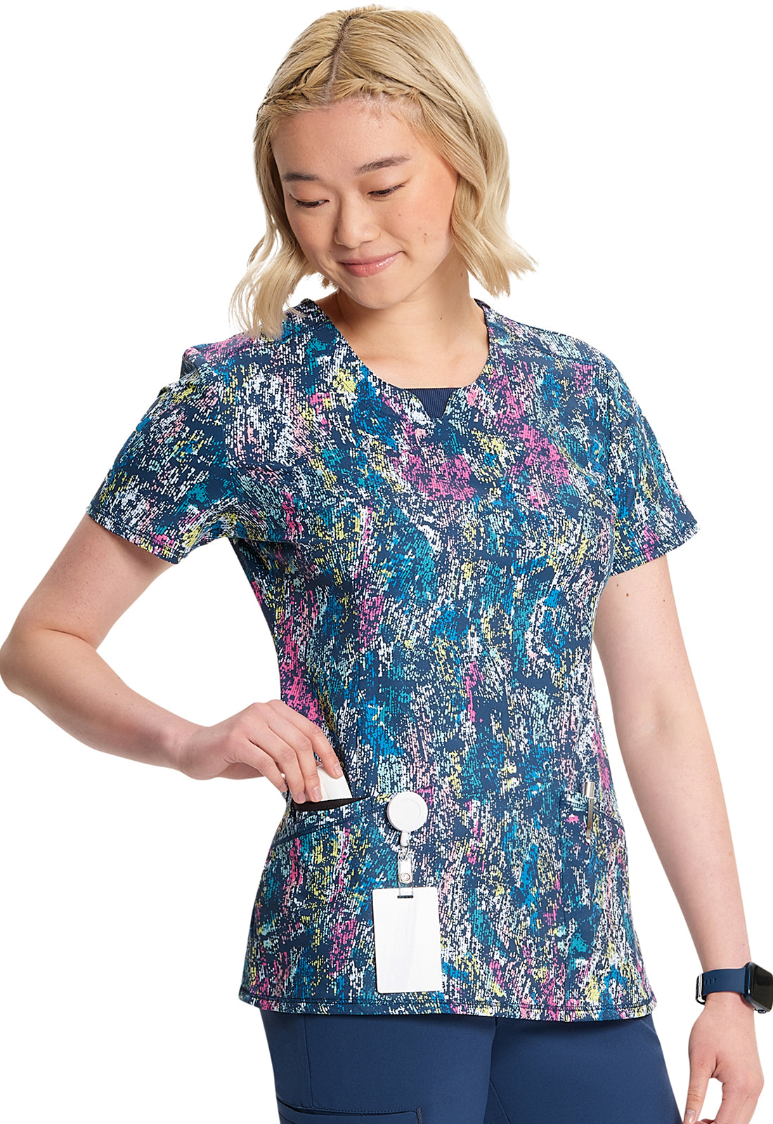 Polera Clínica Estampada Mujer CK609 CFDS