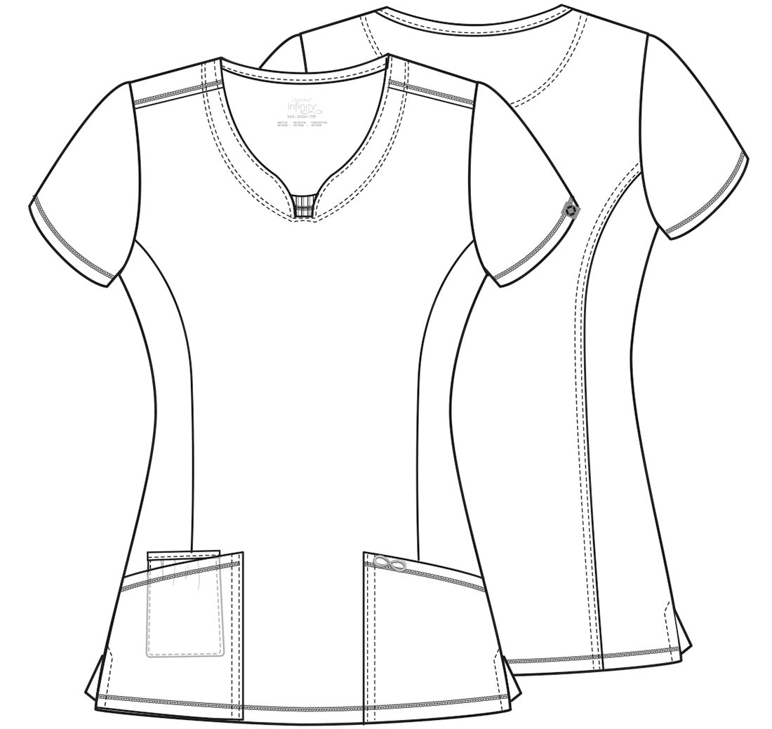 Polera Clínica Estampada Mujer CK609 CFDS