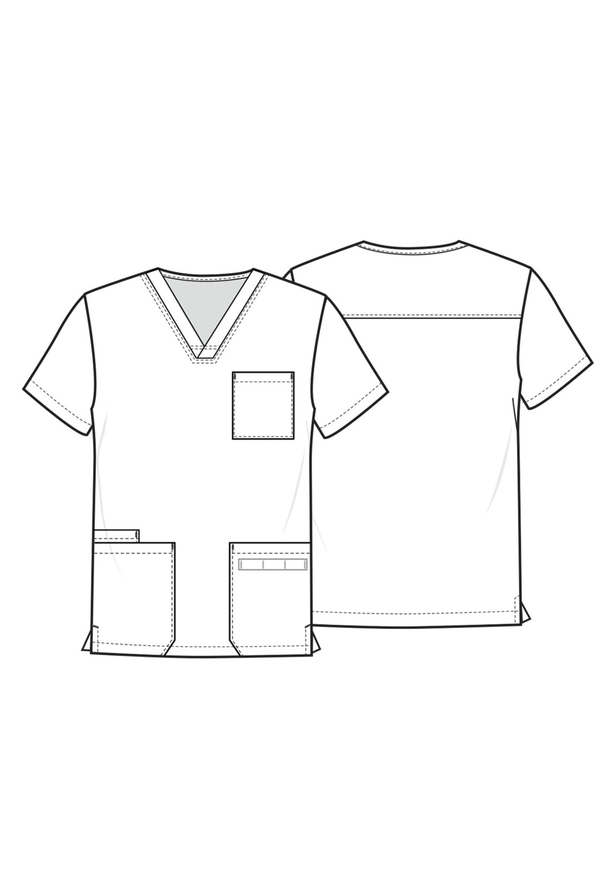 Polera Clínica Estampada Hombre CK691 DBPT