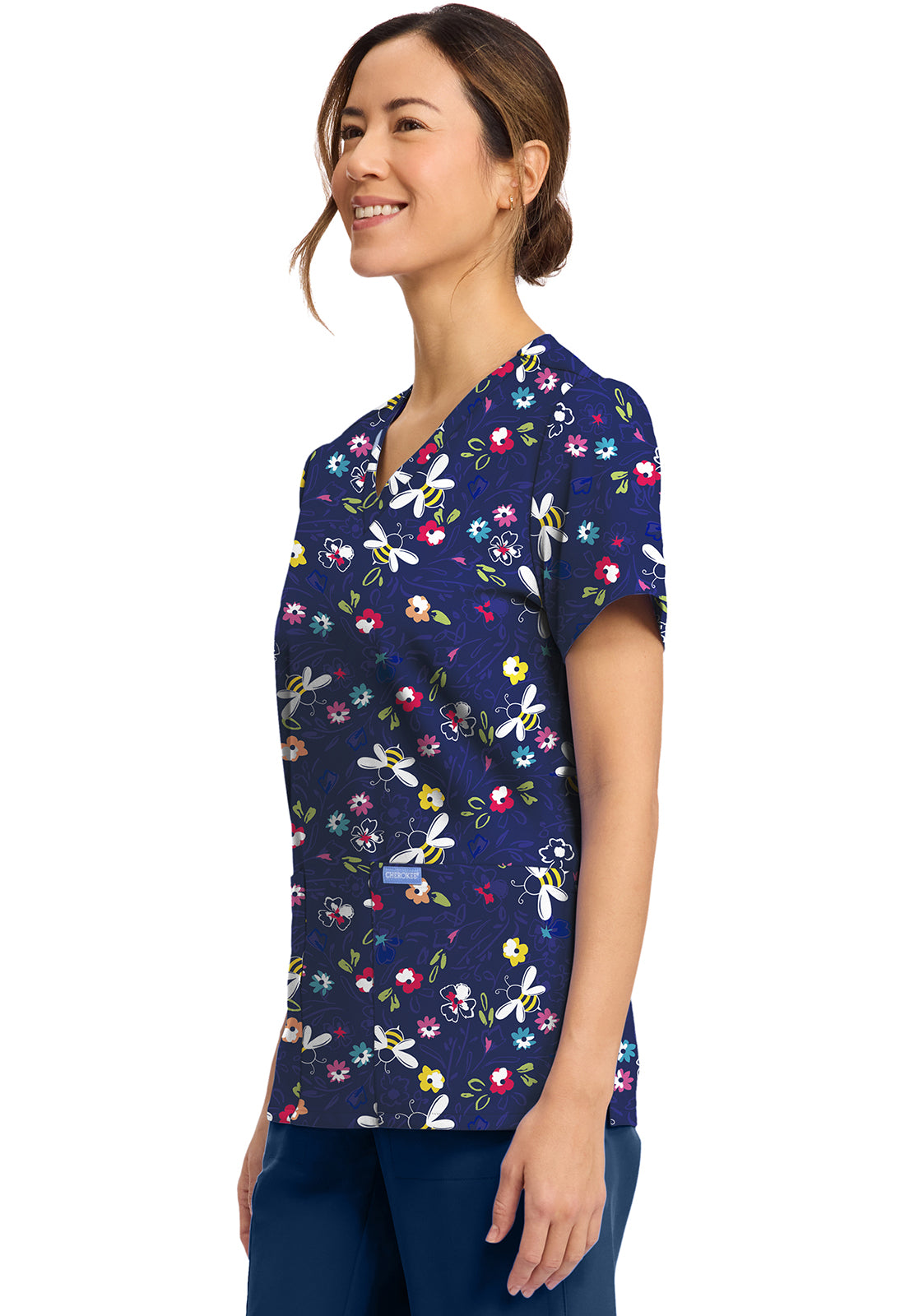 Polera Clínica Estampada Mujer CK856 BMBE