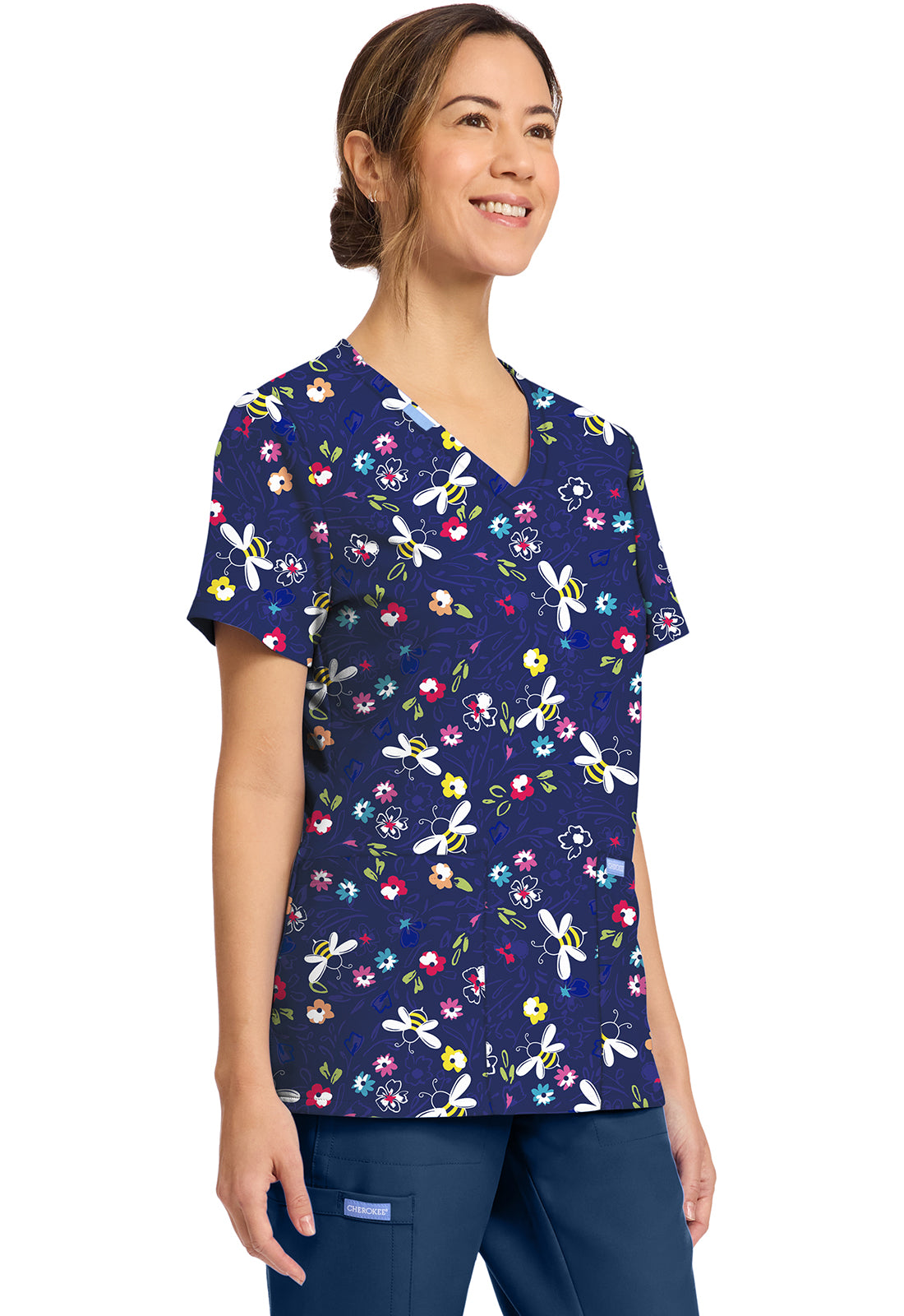 Polera Clínica Estampada Mujer CK856 BMBE