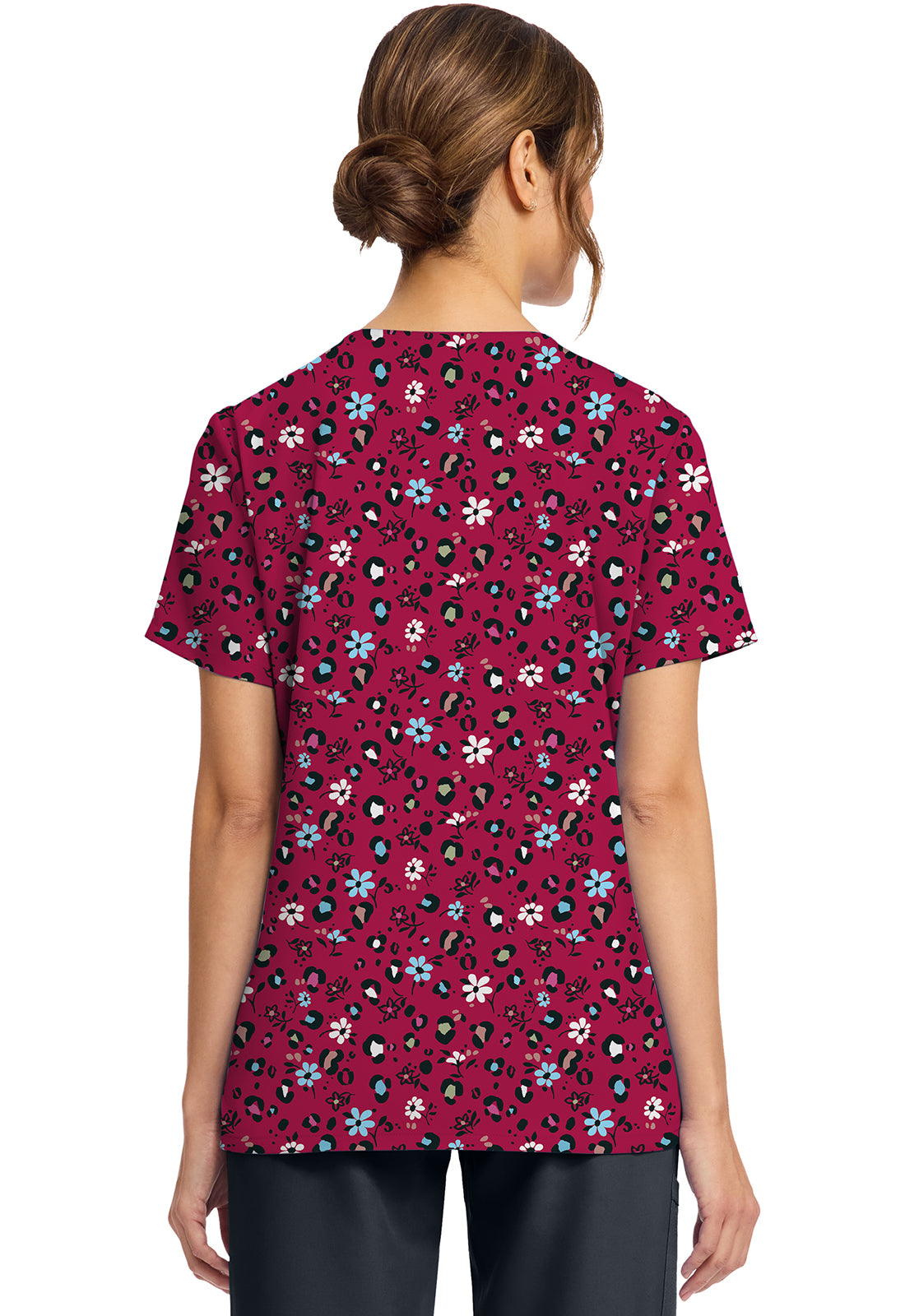Polera Clínica Estampada Mujer CK856 WLDI