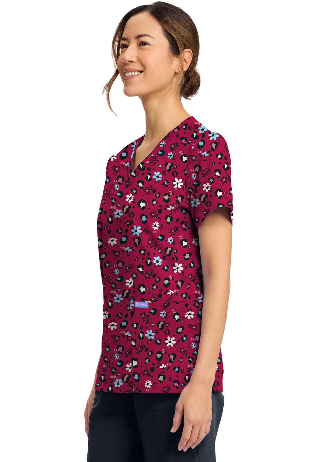 Polera Clínica Estampada Mujer CK856 WLDI