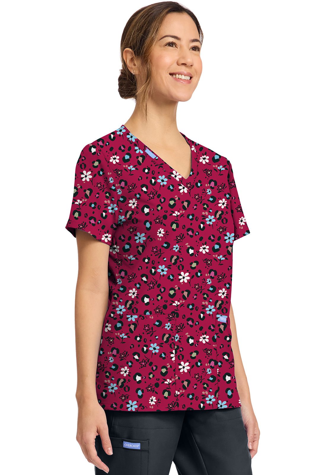 Polera Clínica Estampada Mujer CK856 WLDI