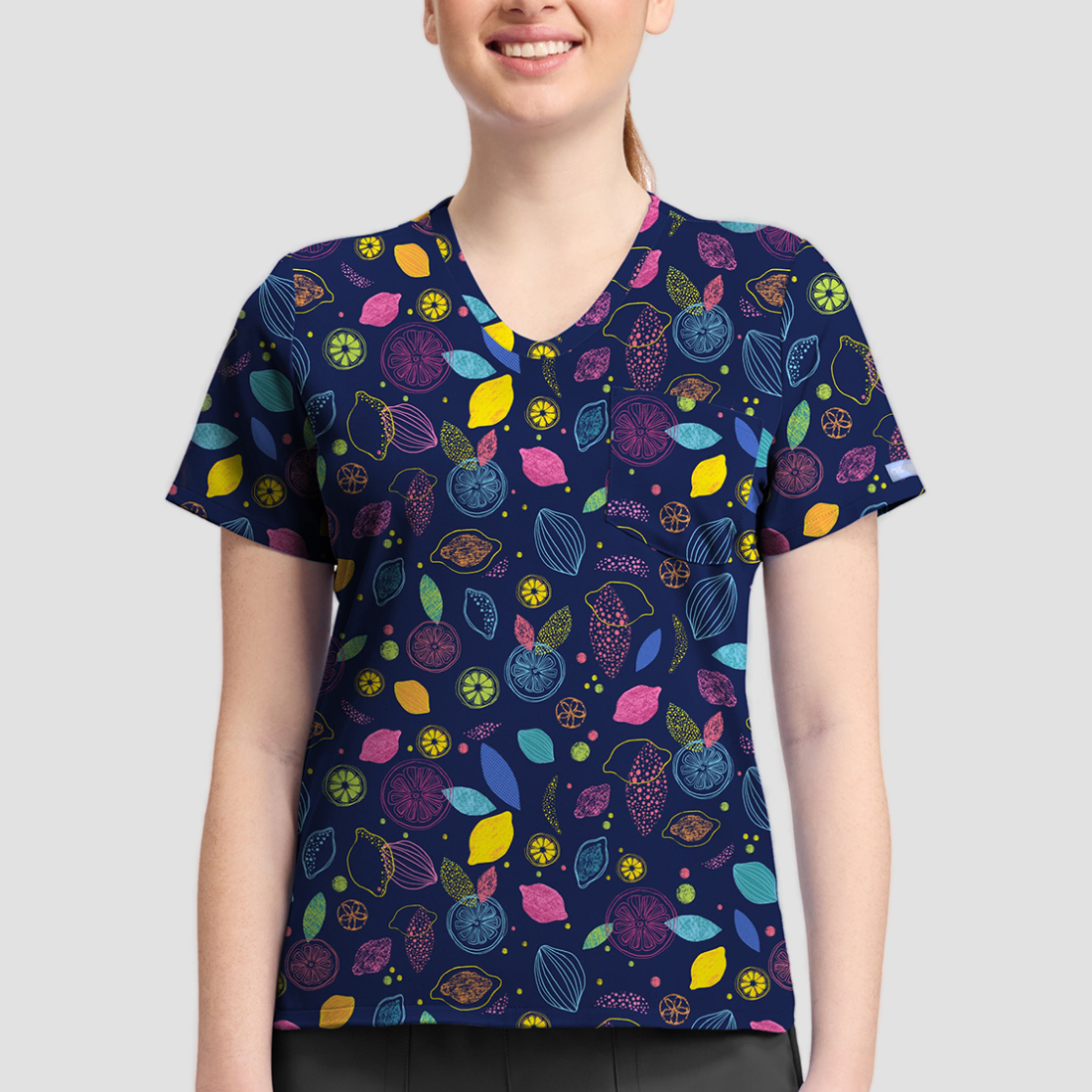 Polera Clínica Estampada Mujer CK857 TUFU