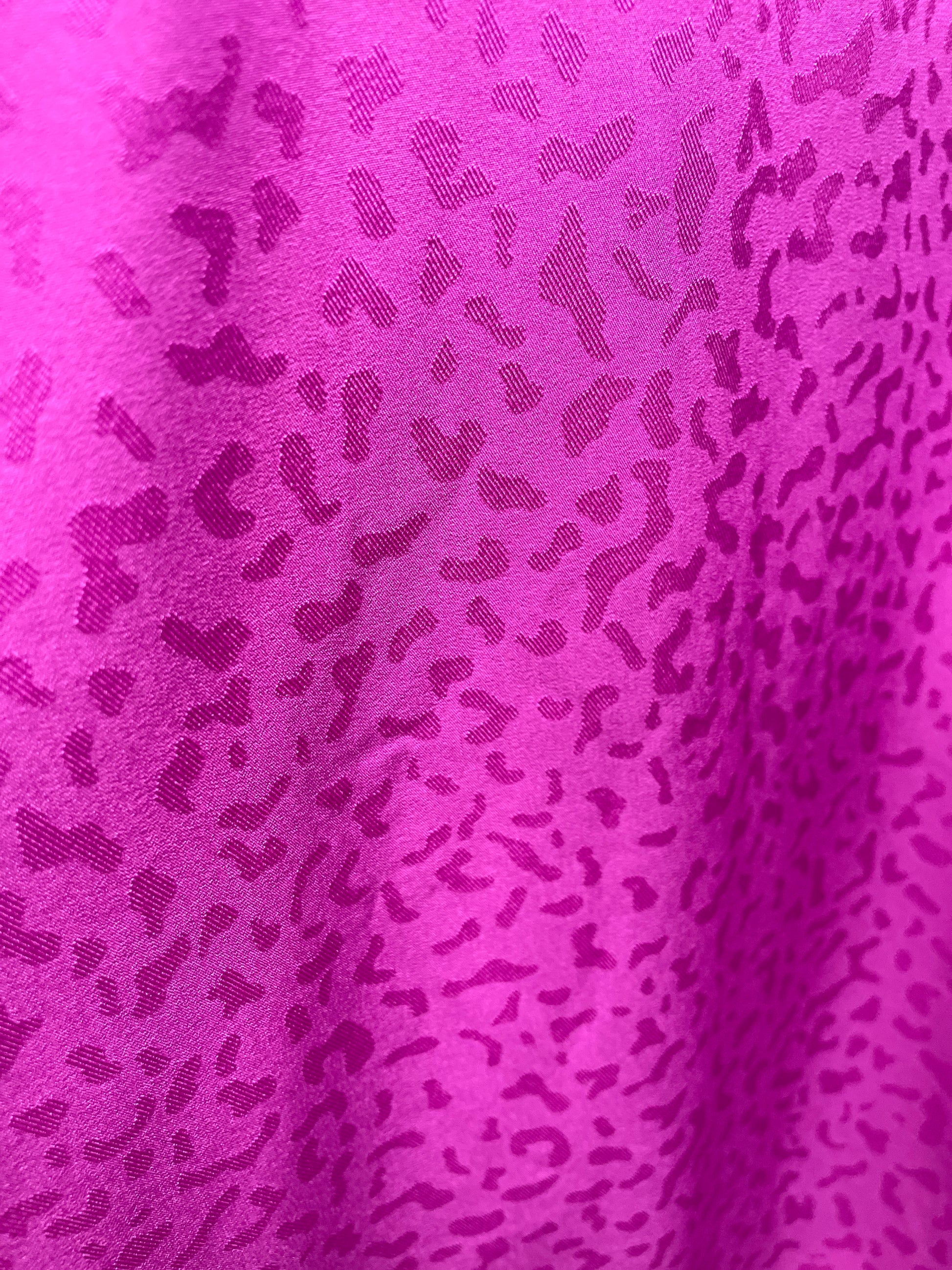 Polera Clínica Mujer Jacquard 1171 Magenta