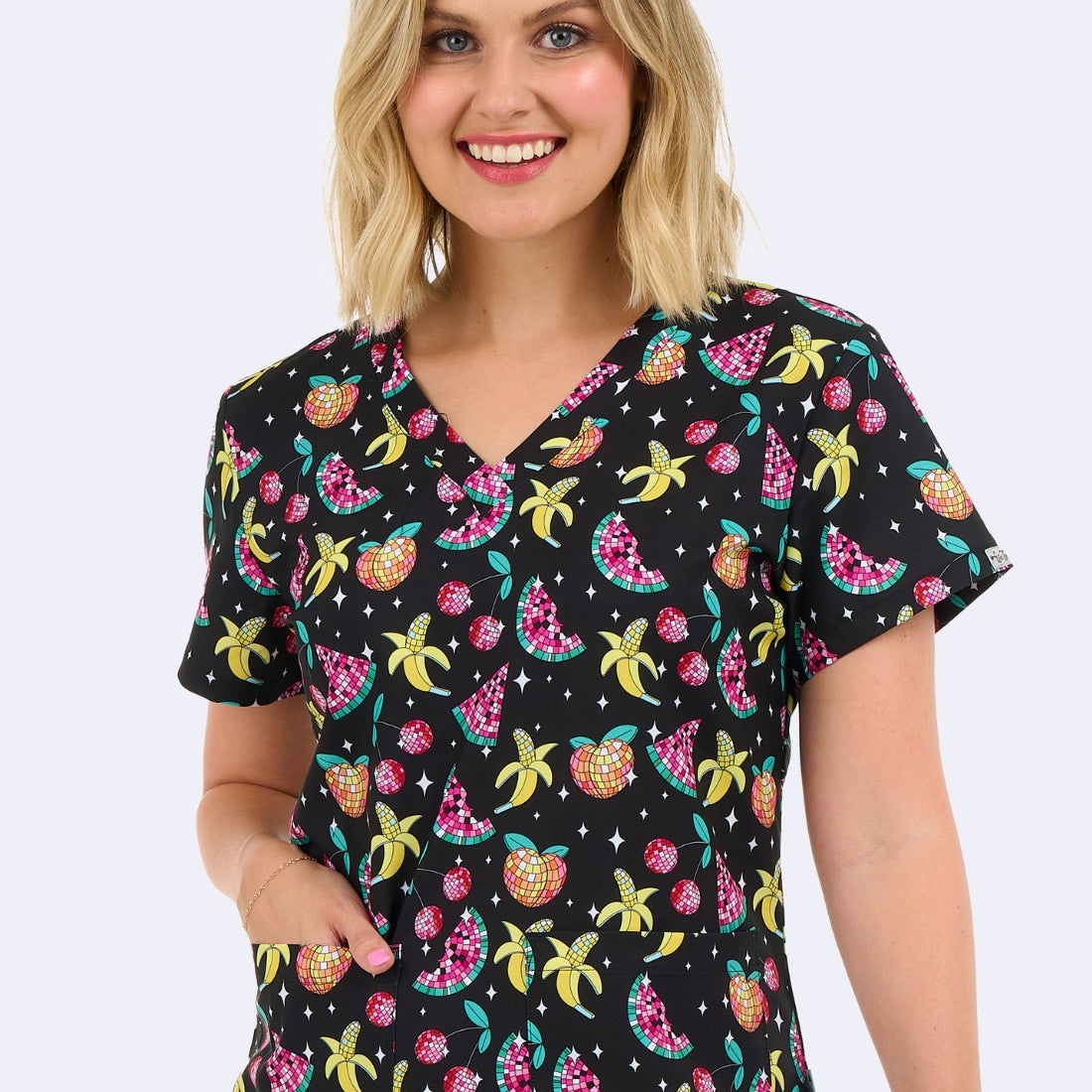 Polera Clínica Estampada Mujer 1054 GVFR
