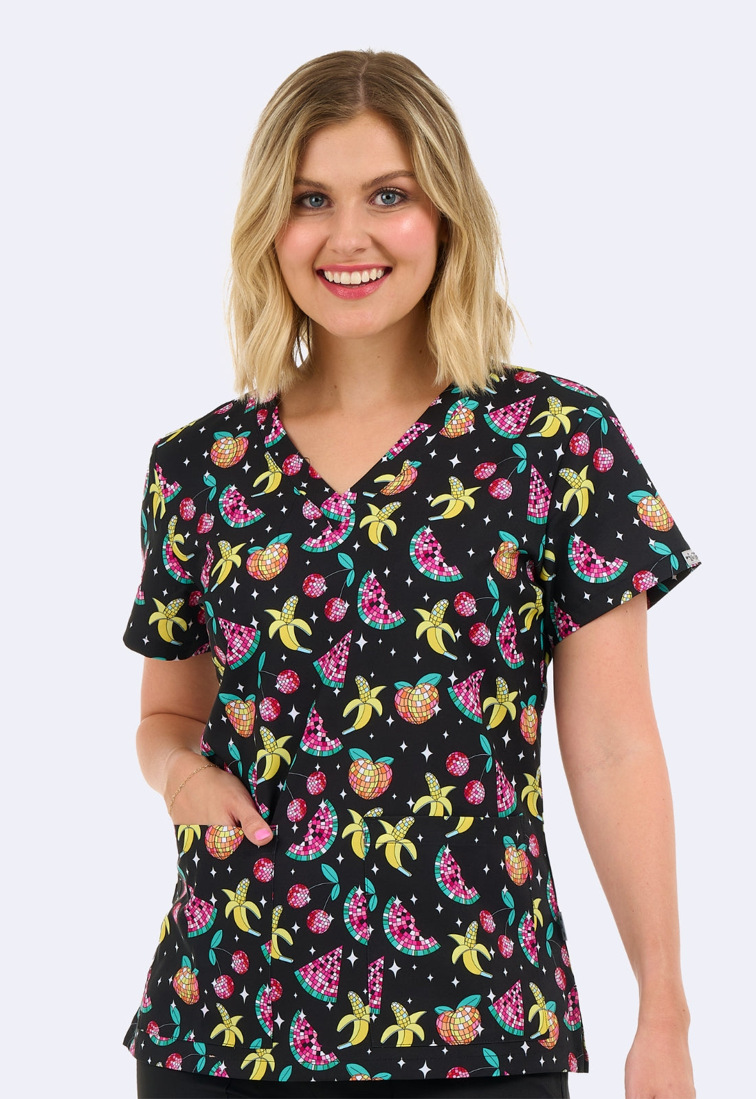 Polera Clínica Estampada Mujer 1054 GVFR