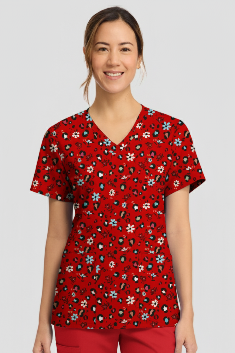 Polera Clínica Estampada Mujer CK856 WLDI