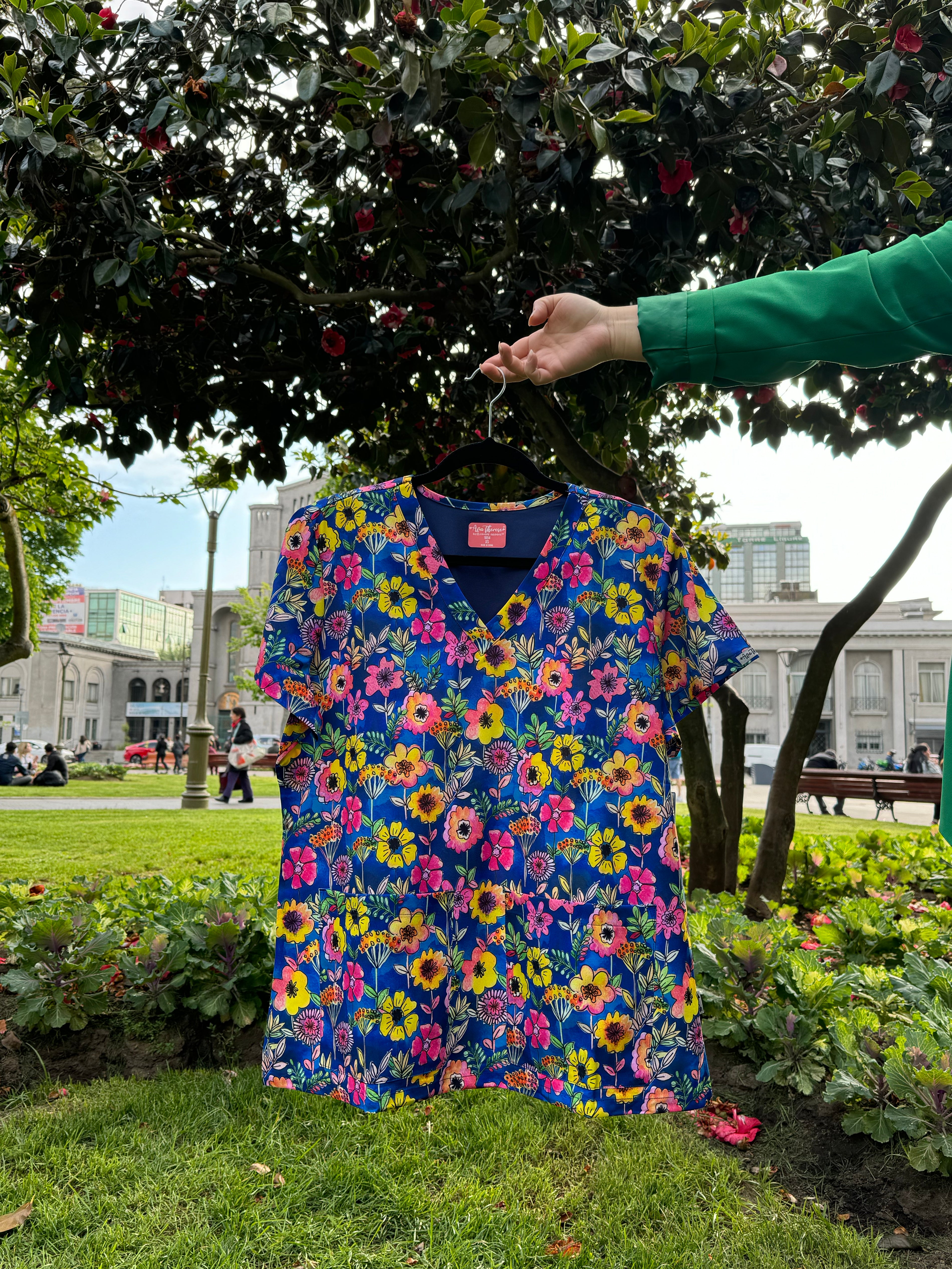 Polera Clínica Estampada Mujer FLFR