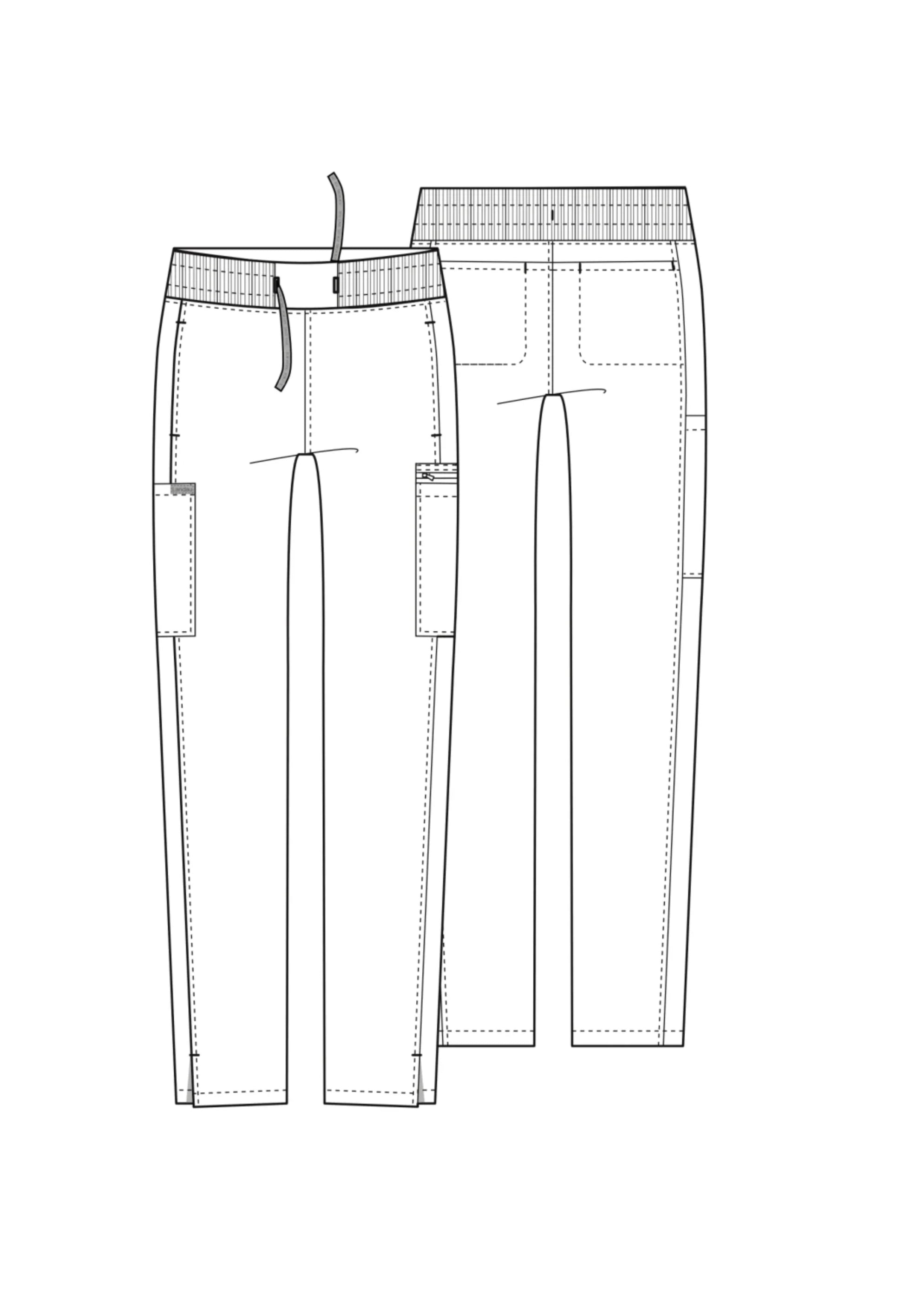 PANTALÓN CLÍNICO MUJER JOGGER FORWARD LB401 NEGRO