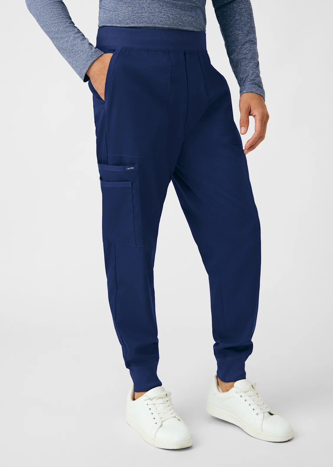 PANTALÓN JOGGER HOMBRE LB407 AZUL MARINO
