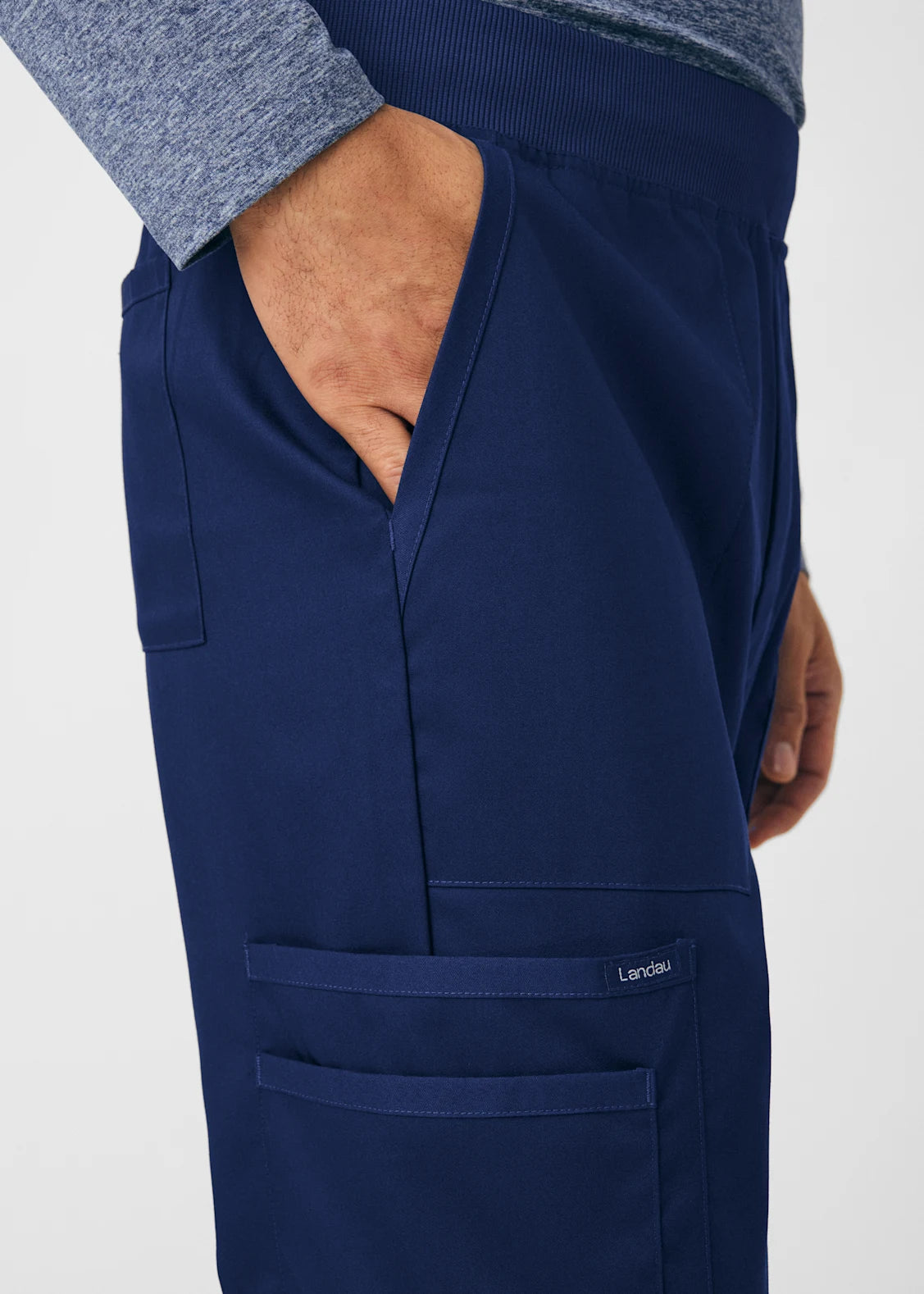 PANTALÓN JOGGER HOMBRE LB407 AZUL MARINO