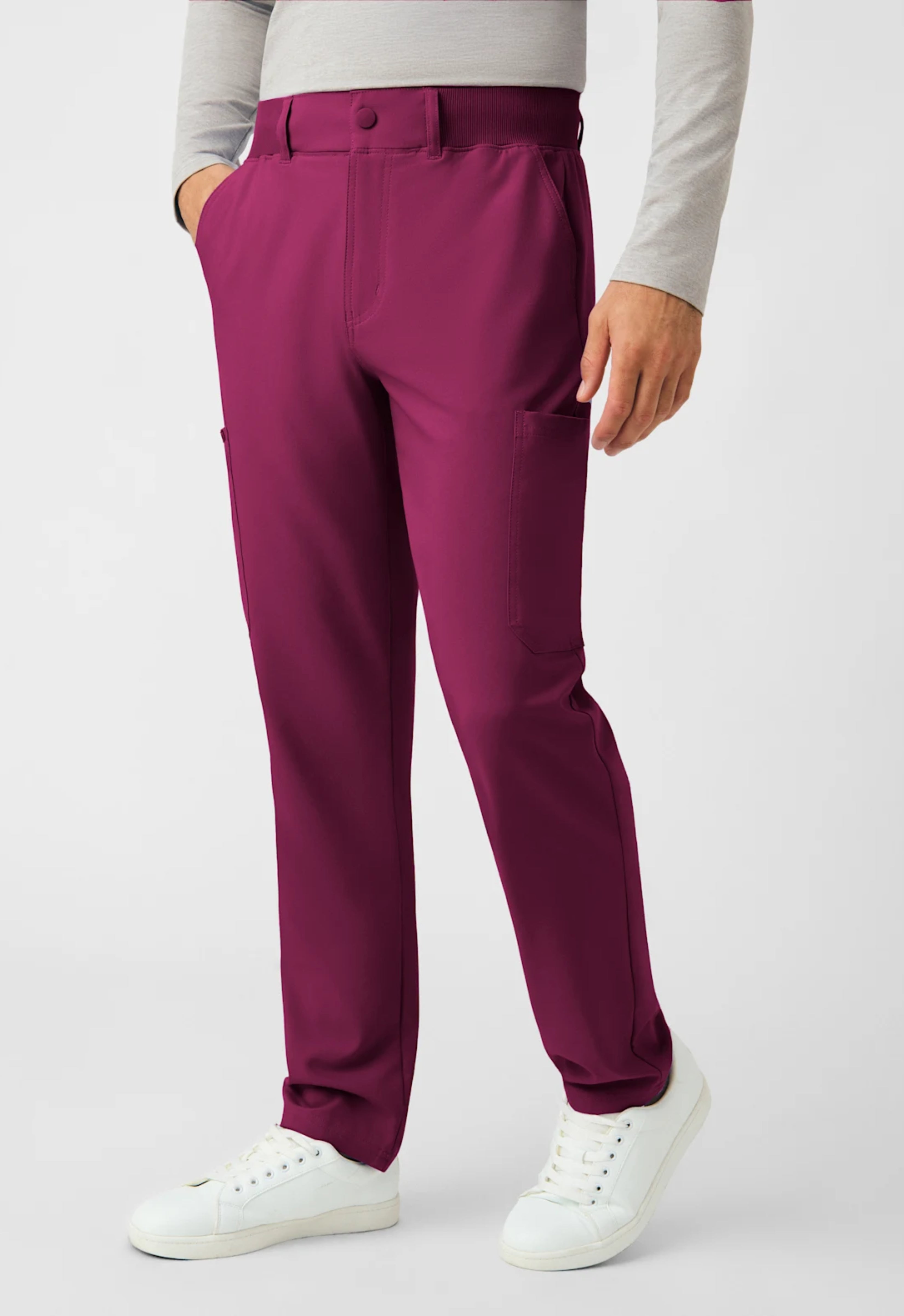 Pantalón Clínico Hombre Forward LB410 Burdeo