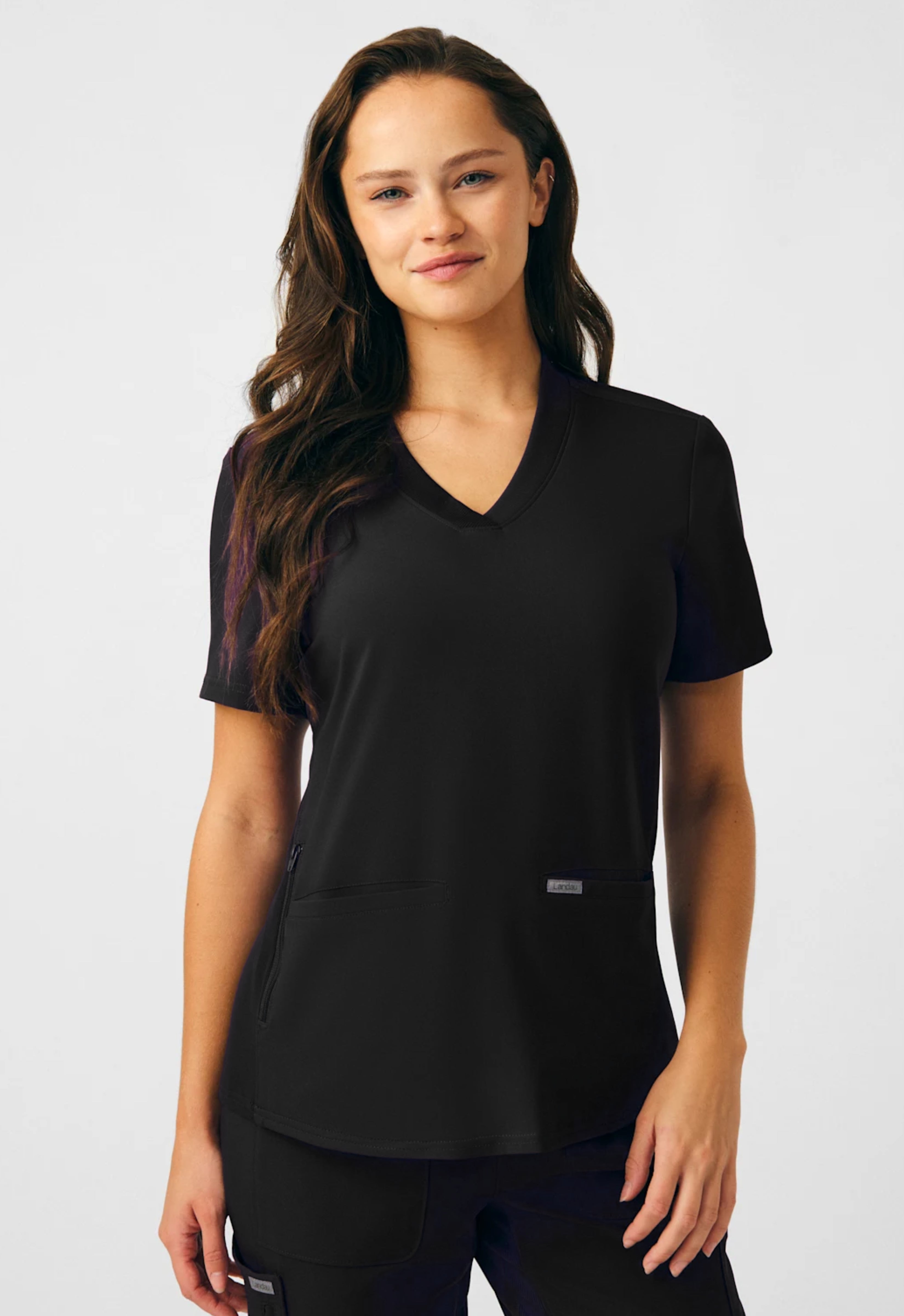 Polera Clínica Mujer Forward LT100 Negro