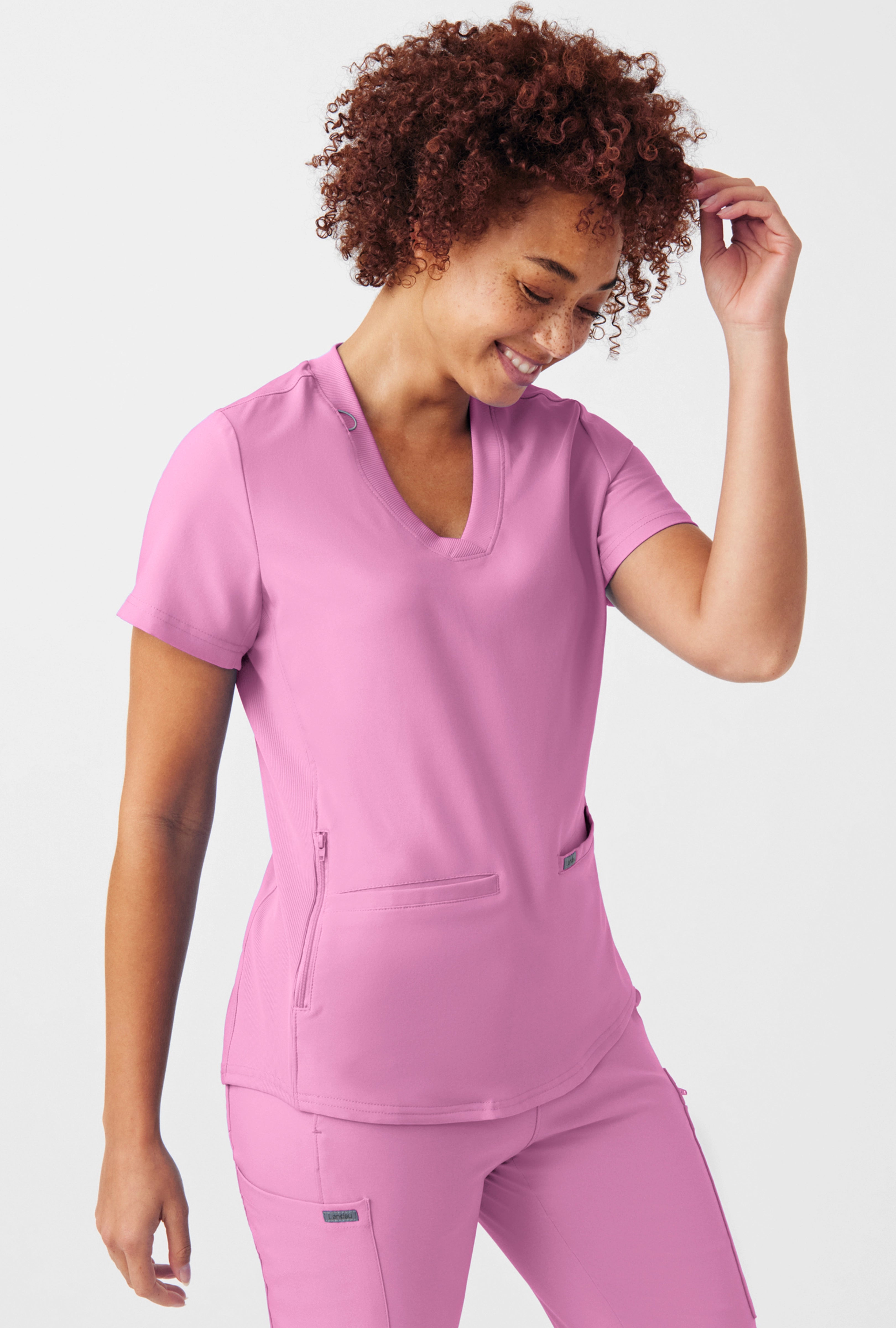 Polera Clínica Mujer Forward LT100 Bella Rosa