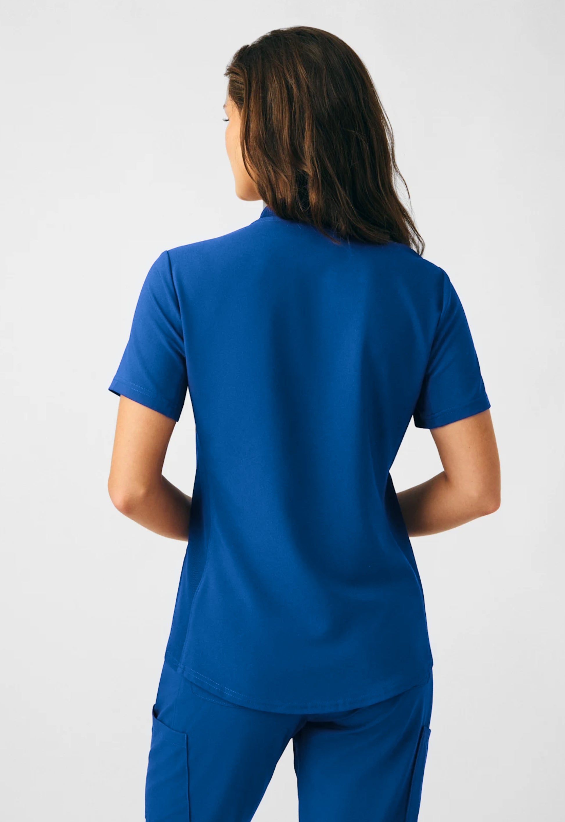 Polera Clínica Mujer Forward LT100 Azul Rey