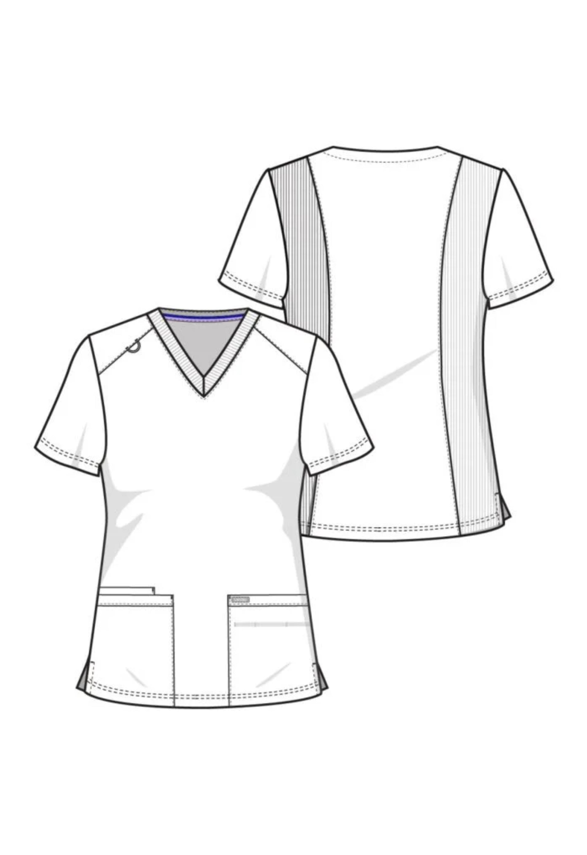 Polera Clínica Mujer Proflex LT105 Negro
