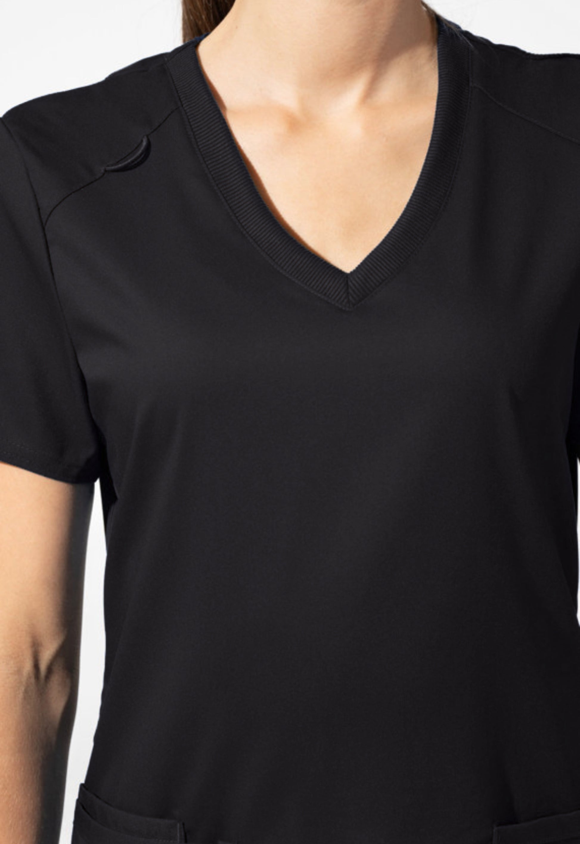 Polera Clínica Mujer Proflex LT105 Negro