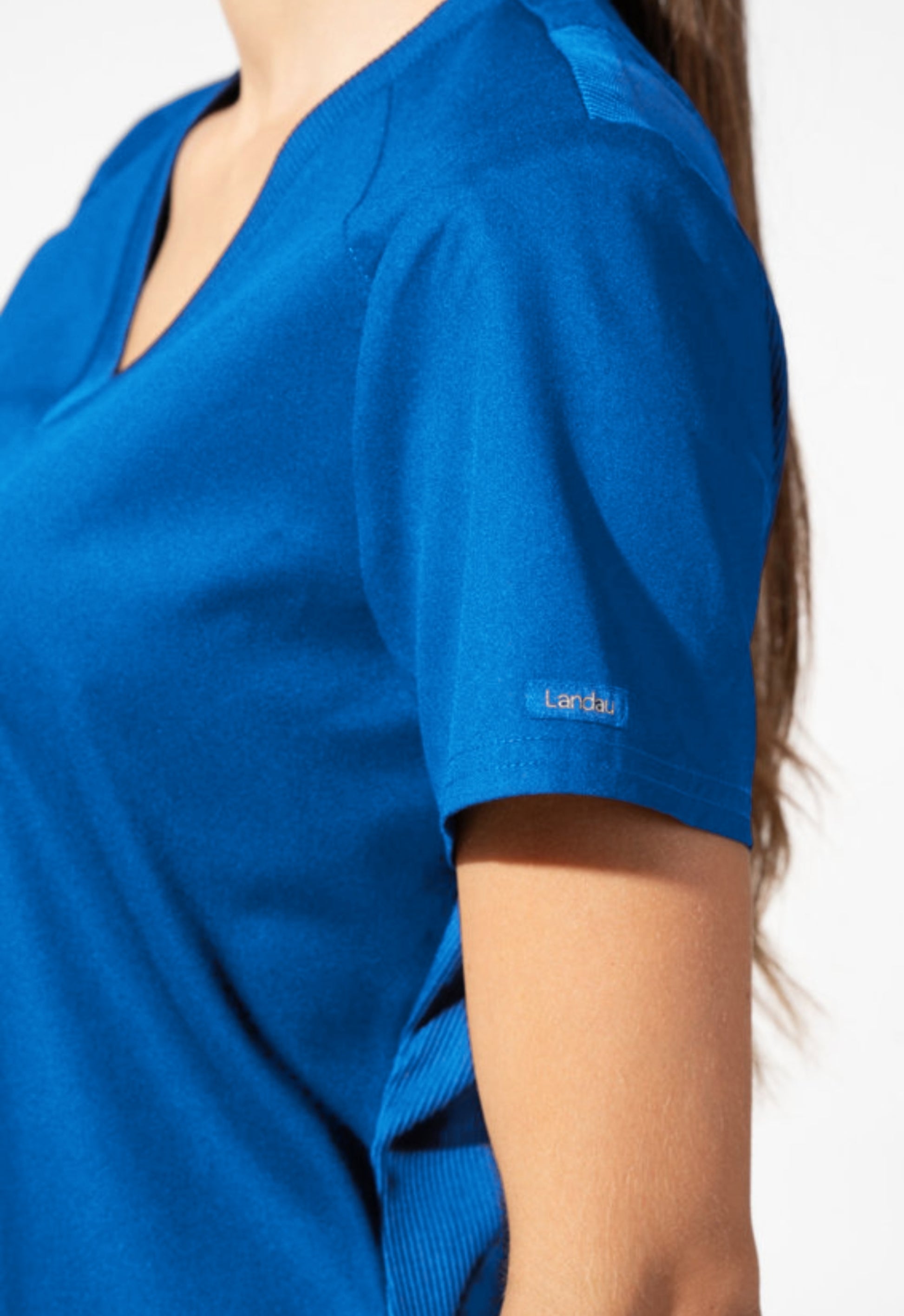 Polera Clínica Mujer Proflex LT105 Azul Rey