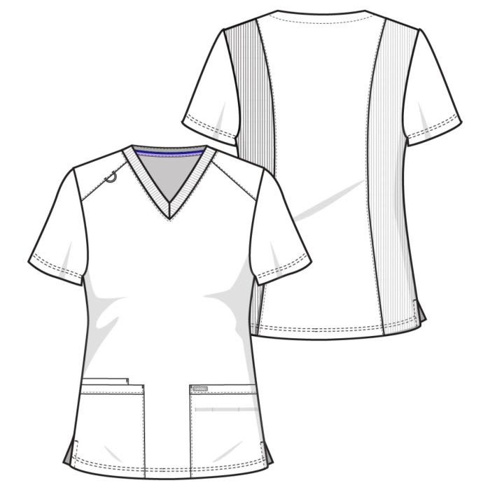Polera Clínica Mujer Proflex LT105 Morado Grape