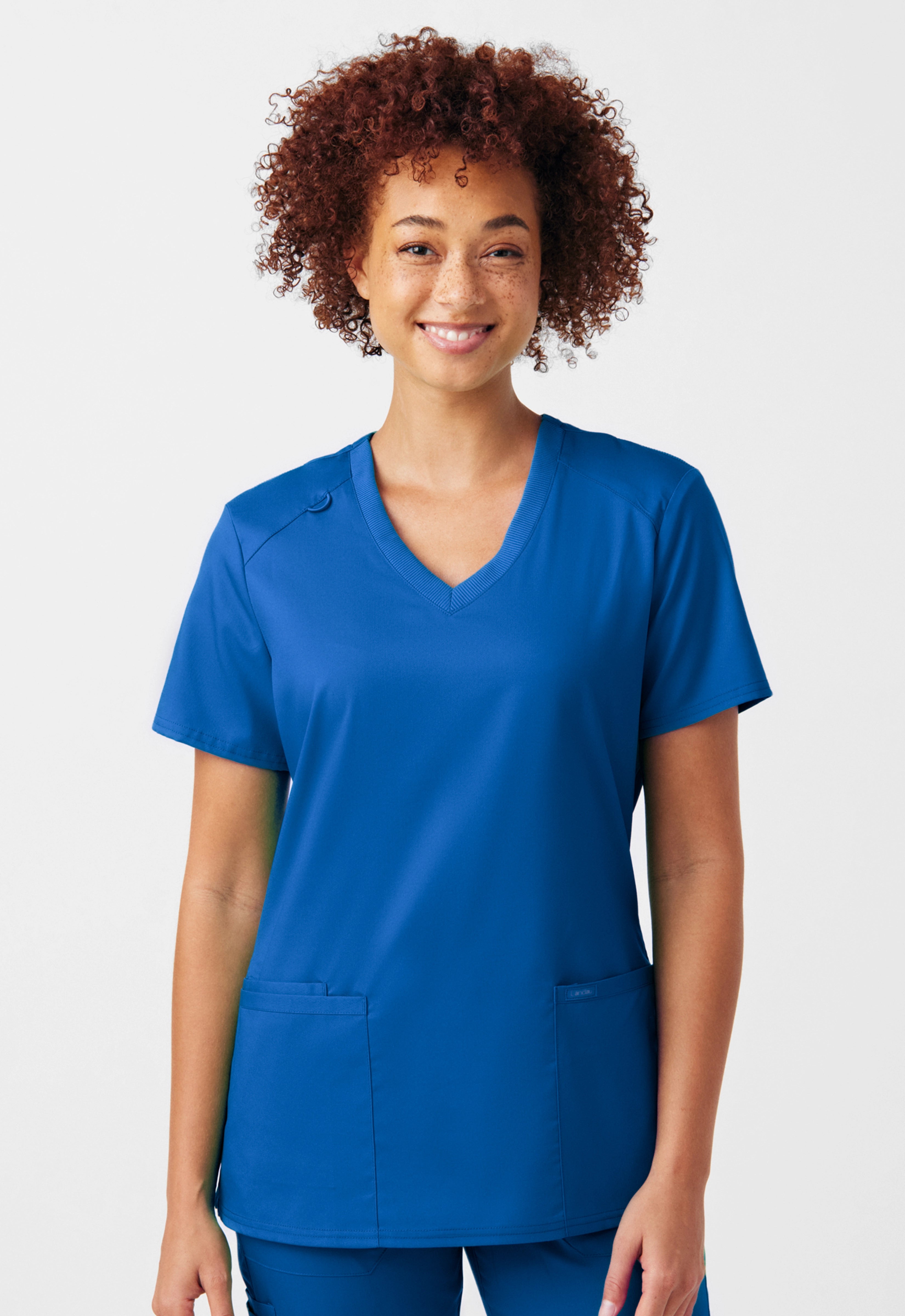 Polera Clínica Mujer Proflex LT105 Azul Rey