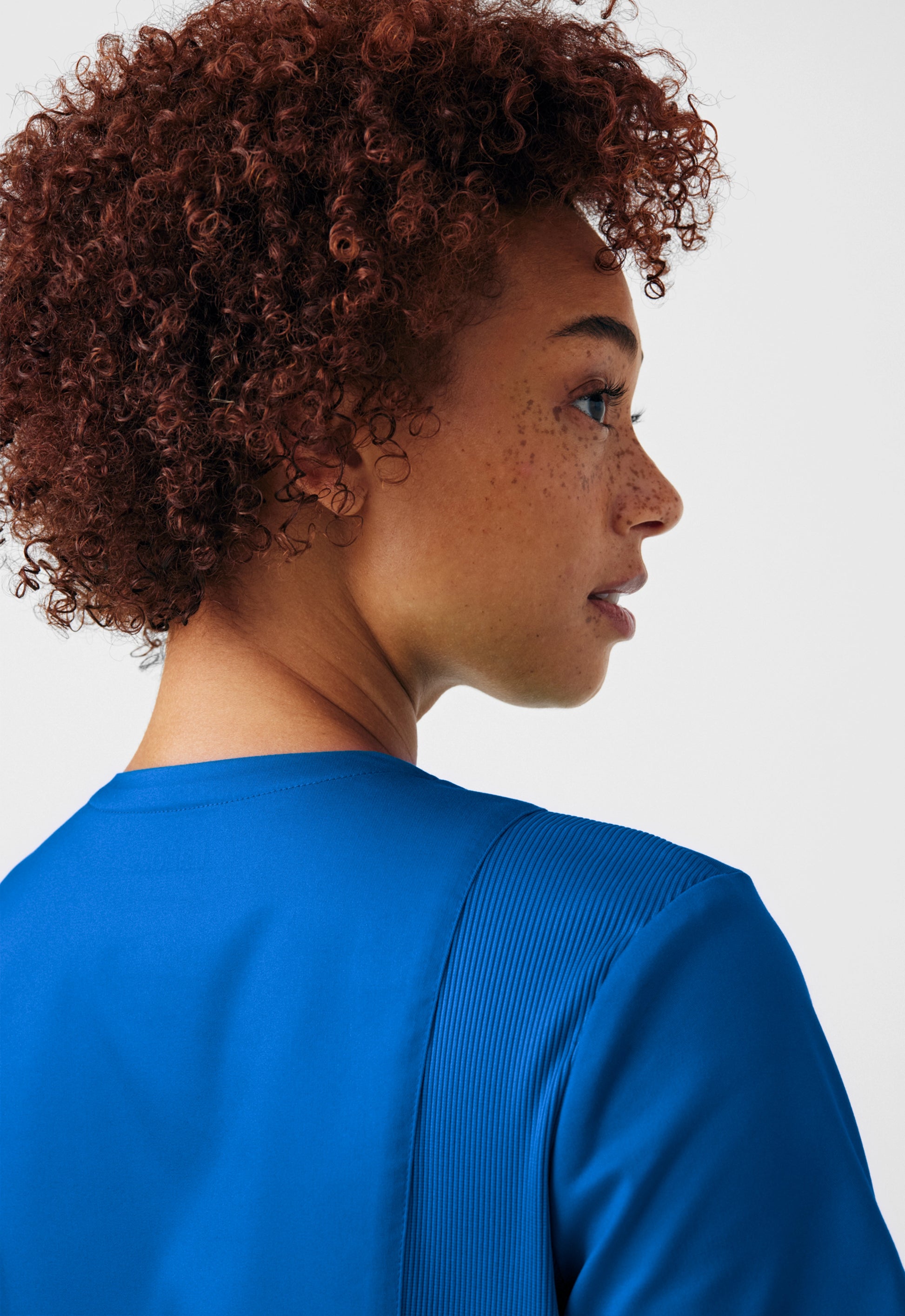 Polera Clínica Mujer Proflex LT105 Azul Rey