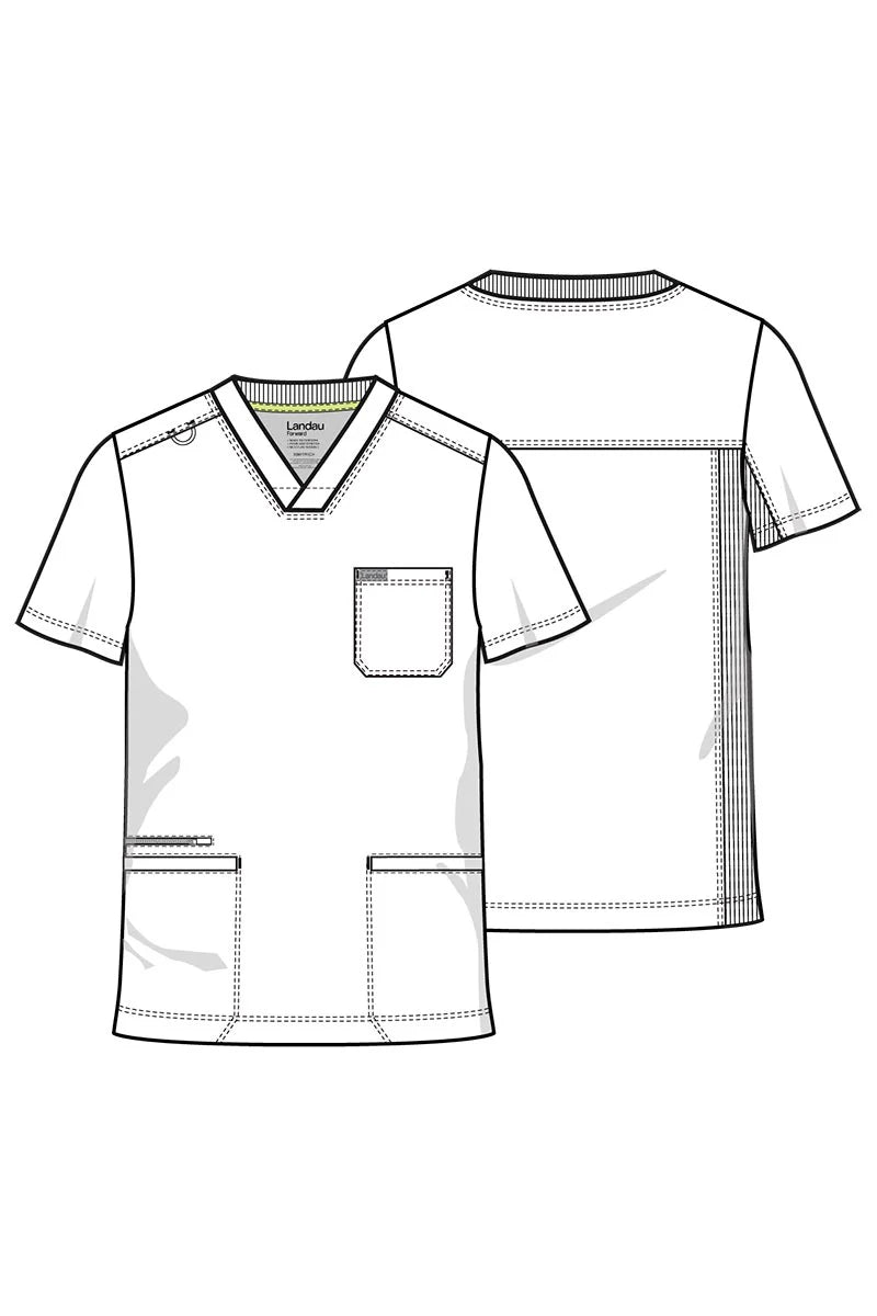 Polera Clínica Hombre Forward LT110 Negro