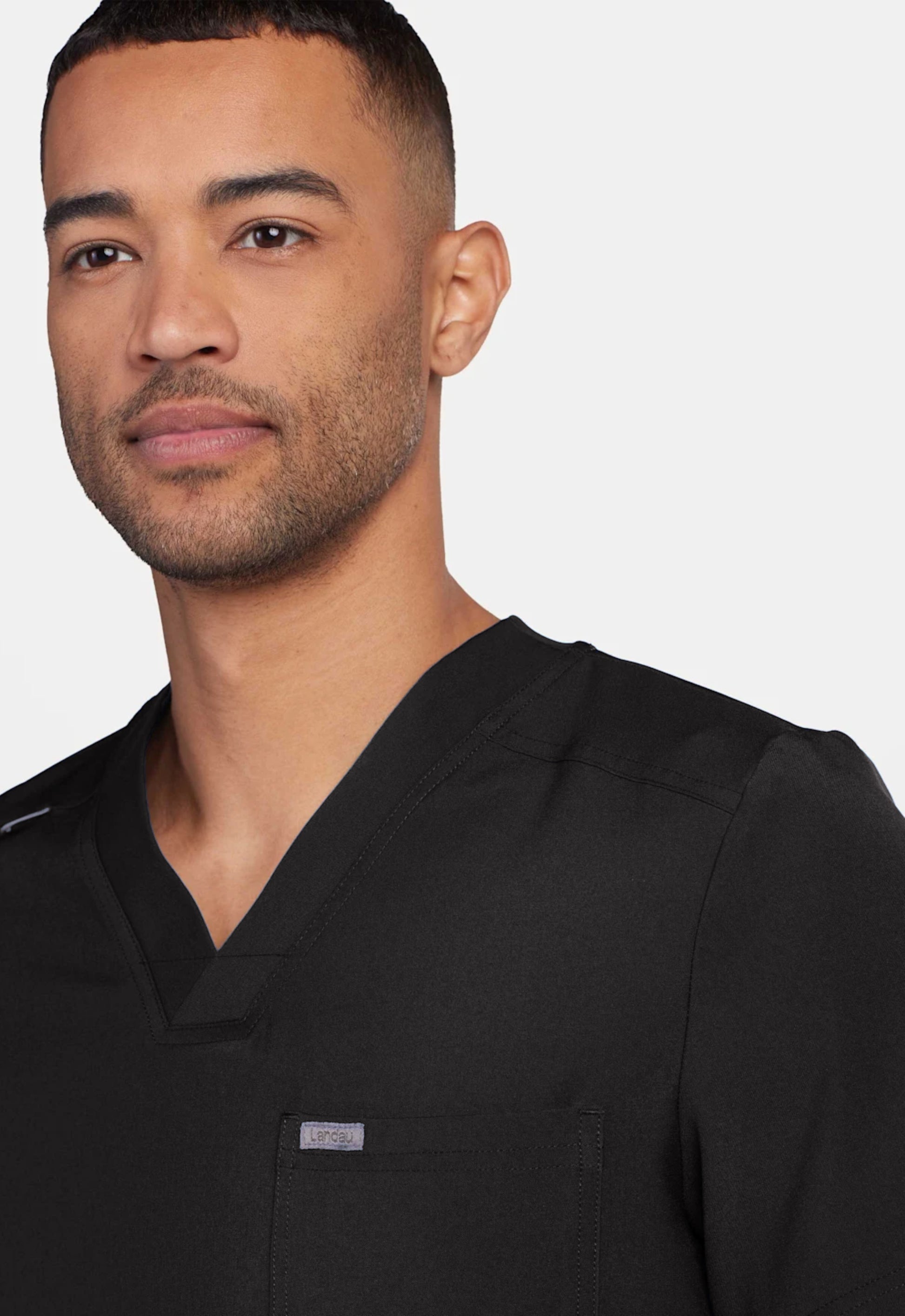 Polera Clínica Hombre Forward LT110 Negro