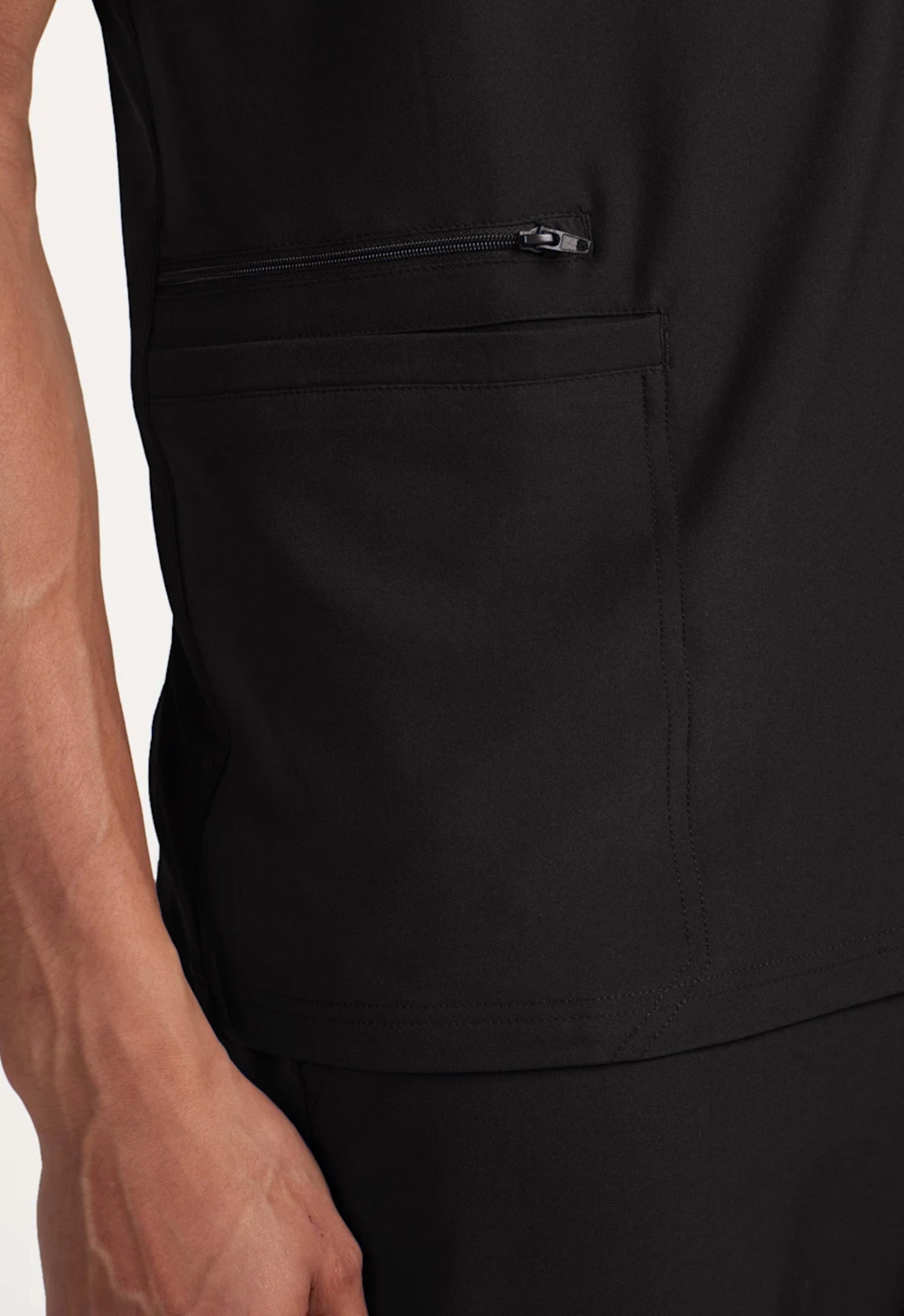 Polera Clínica Hombre Forward LT110 Negro