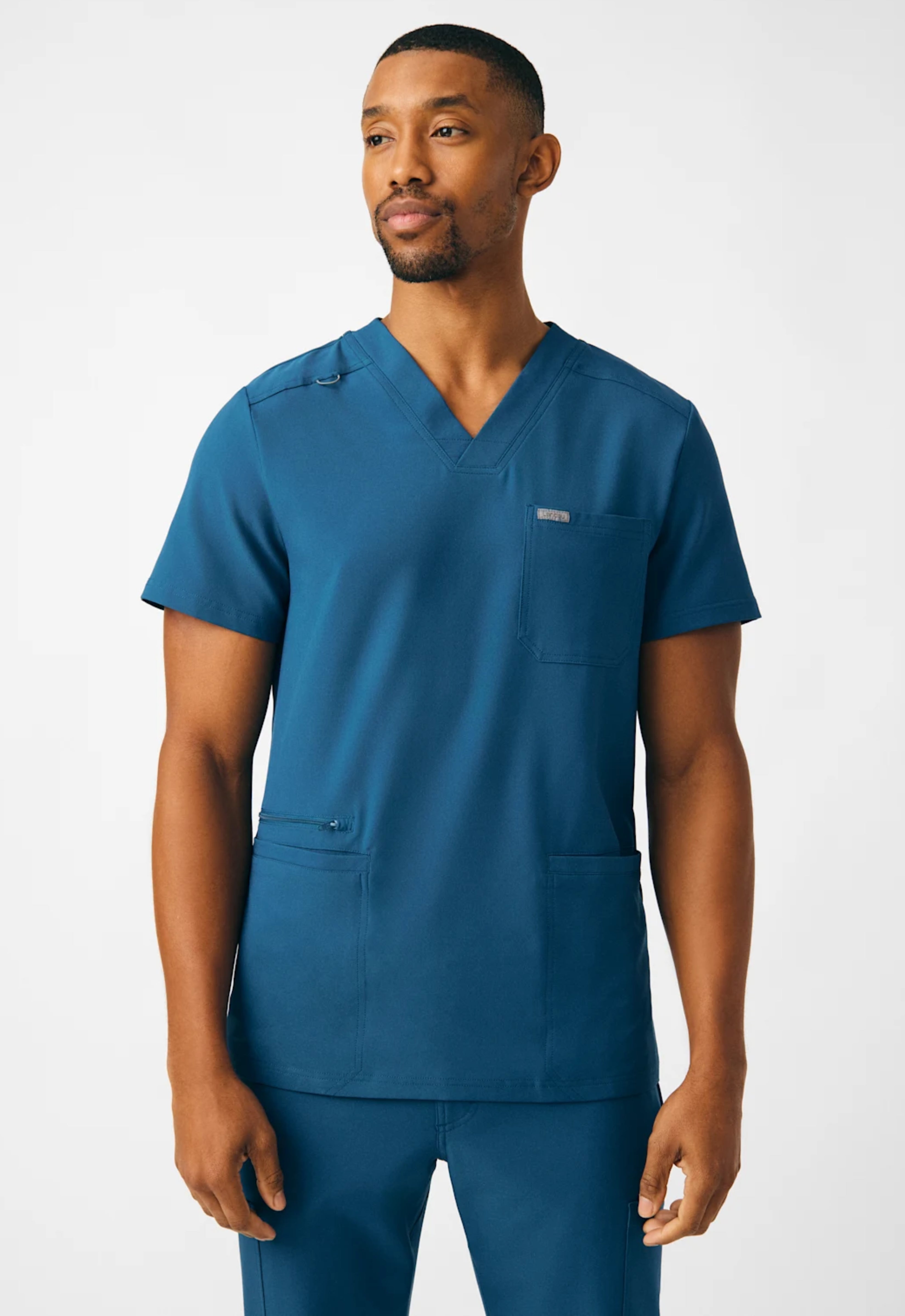 Polera Clínica Hombre Forward LT110 Caribbean Blue