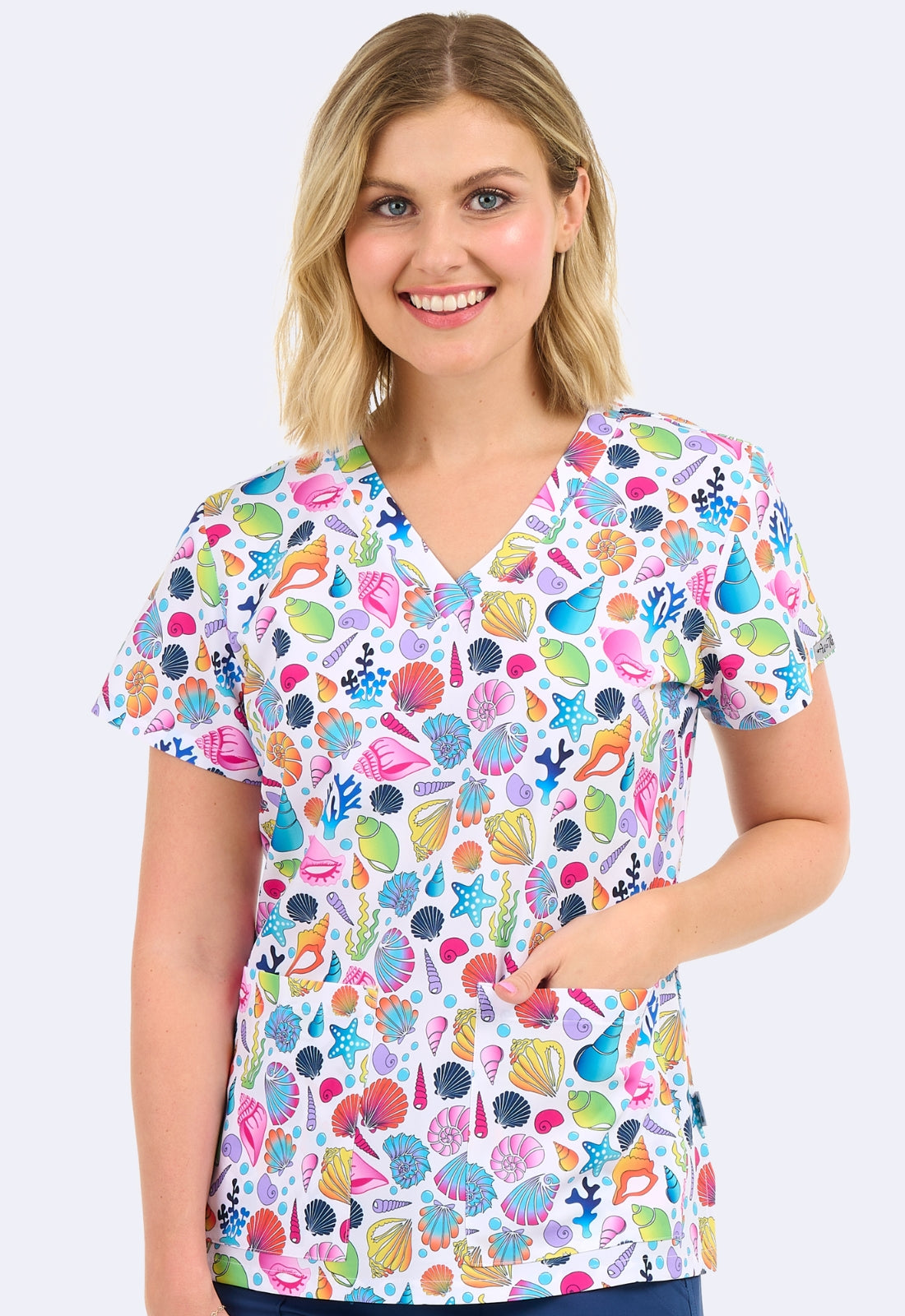 Polera Clínica Estampada Mujer 1054 SHSH