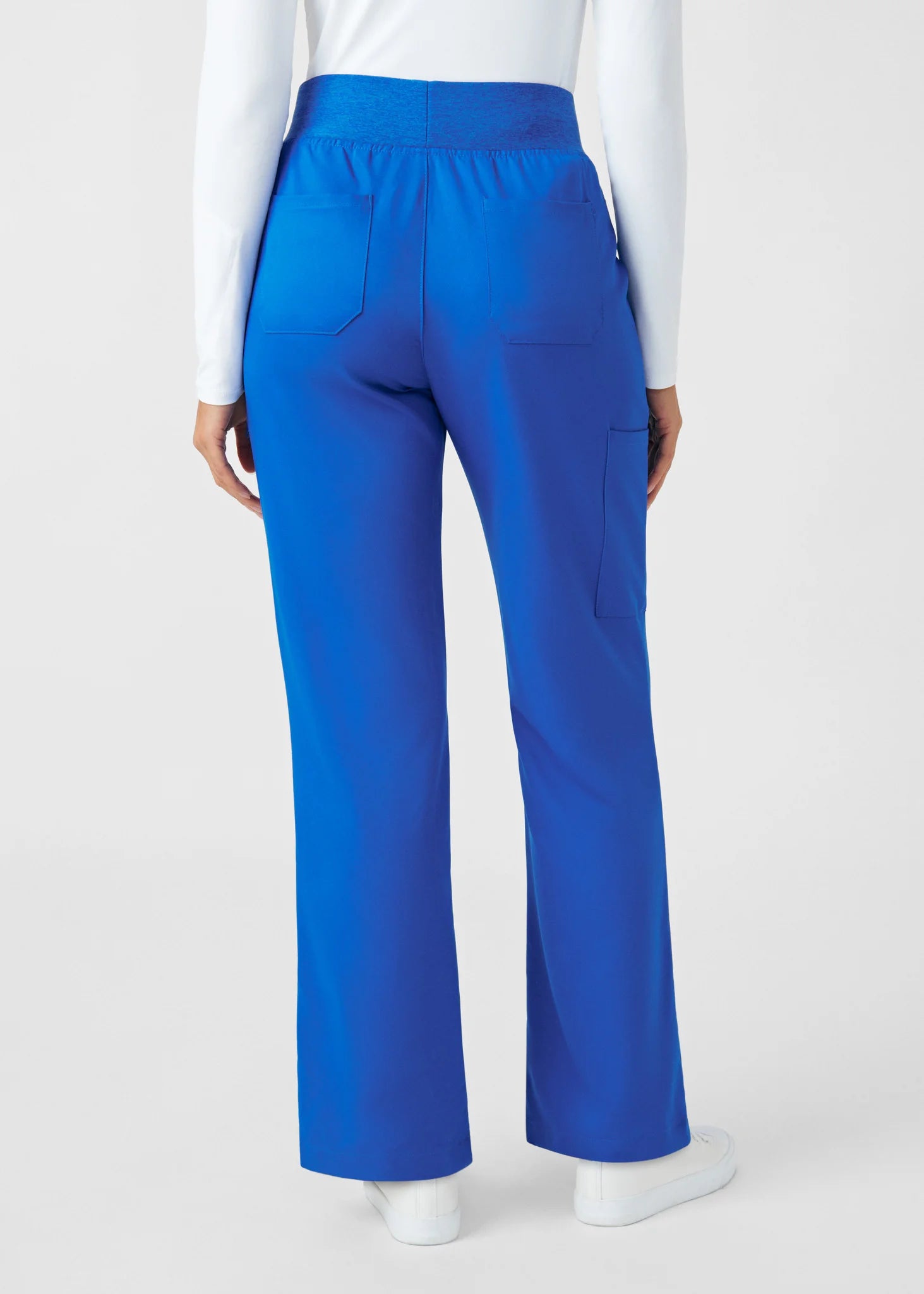 Pantalón Clínico Mujer Vibe WB421 Azul Rey
