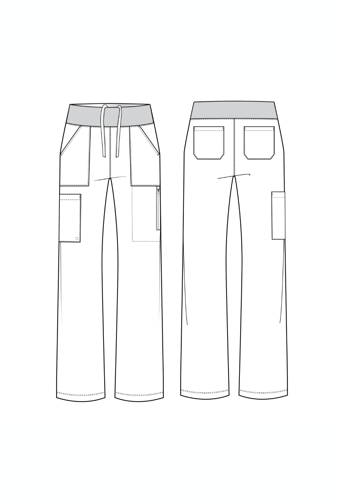 Pantalón Clínico Mujer Vibe WB421 Olivo