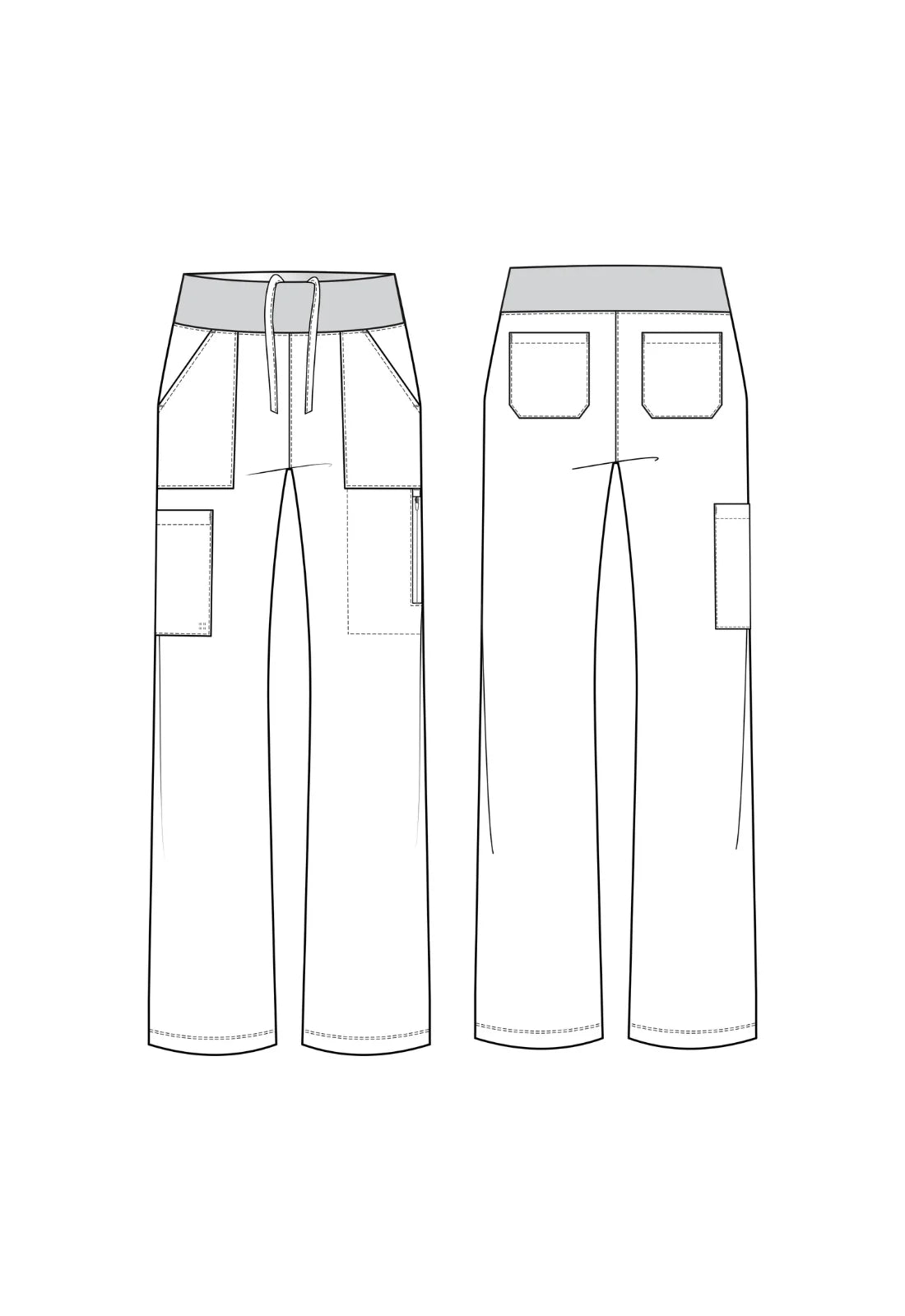 Pantalón Clínico Mujer Vibe WB421 Purpura Eléctrico
