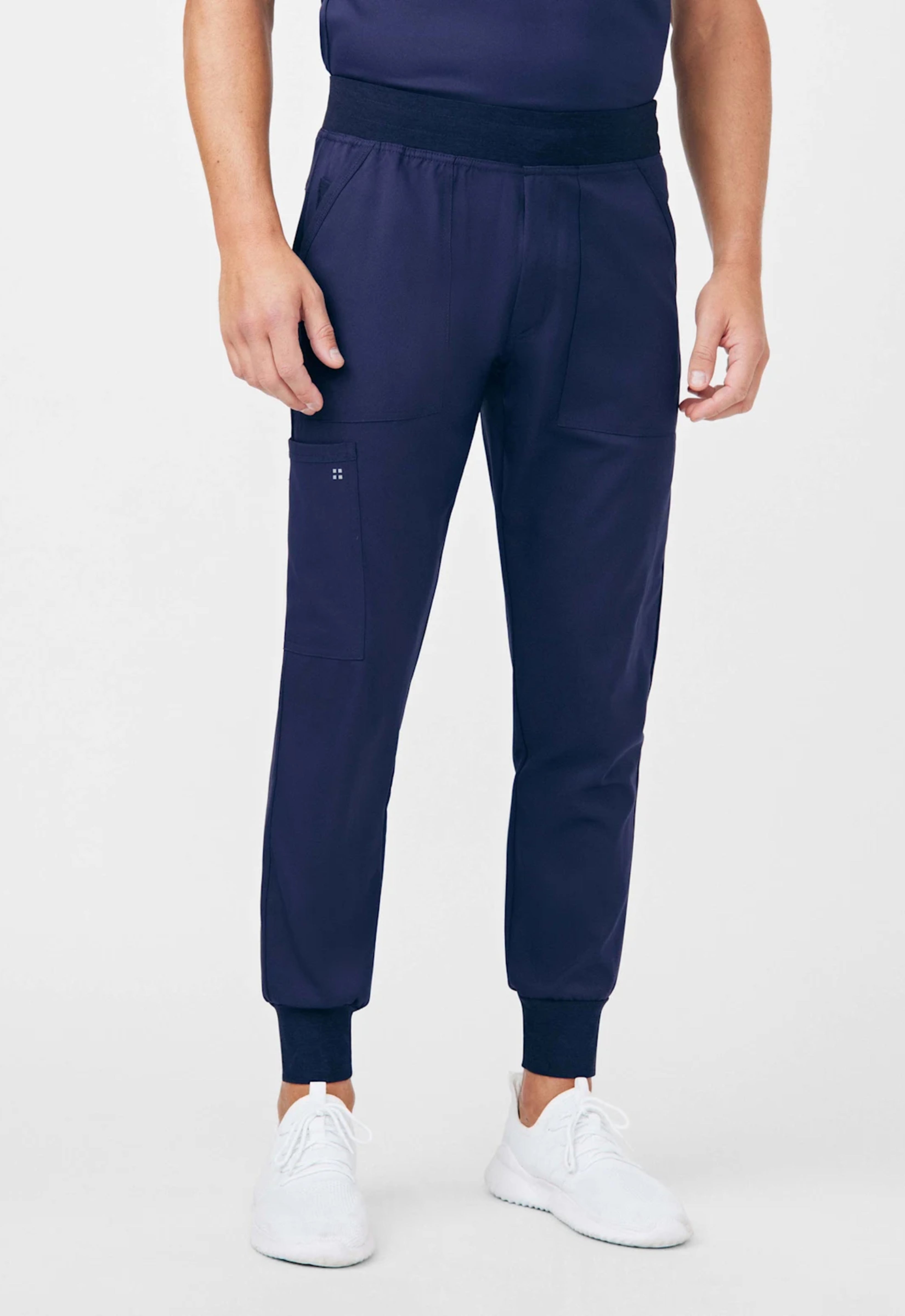 Pantalón Clínico Hombre Jogger Vibe WB431 Azul Marino