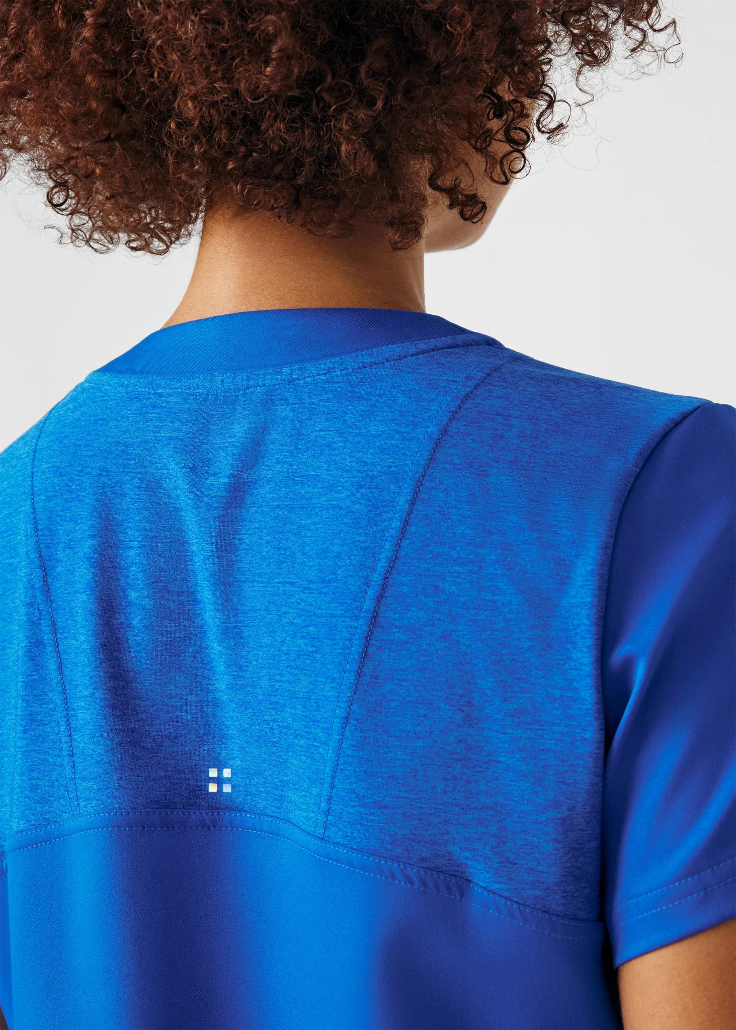 Polera Clínica Mujer Vibe WT121 Azul Rey