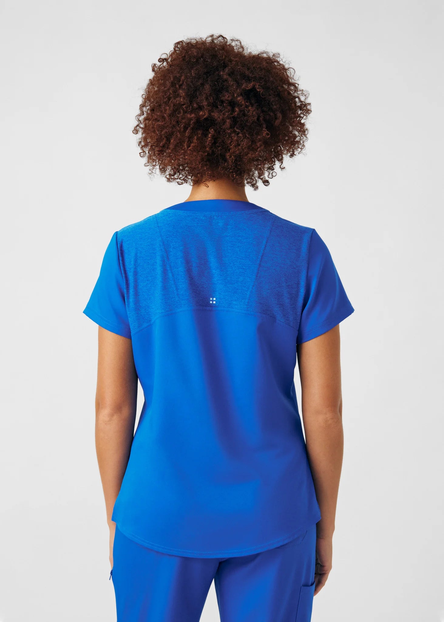 Polera Clínica Mujer Vibe WT121 Azul Rey