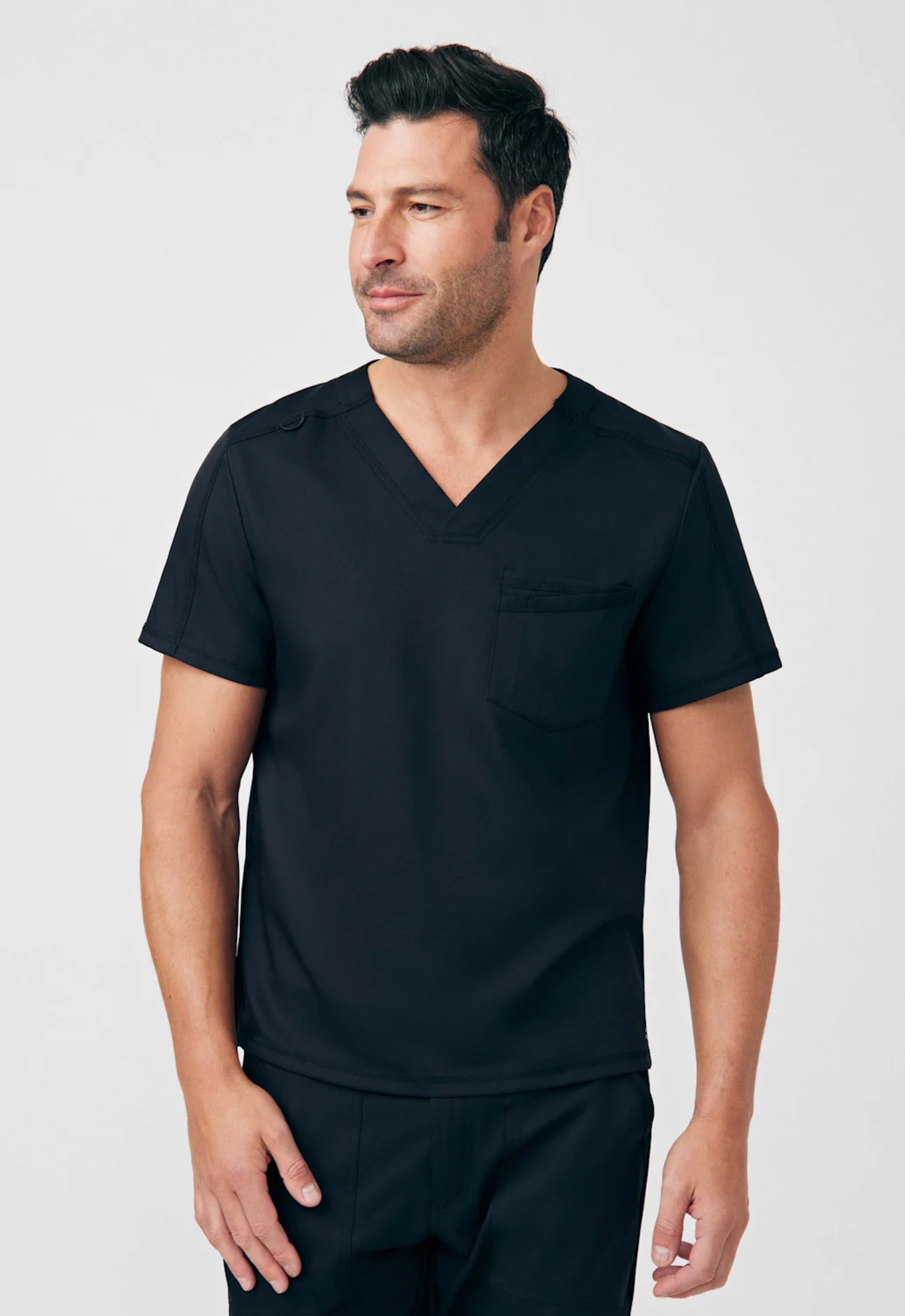 Polera Clínica Hombre Vibe WT150 Negro