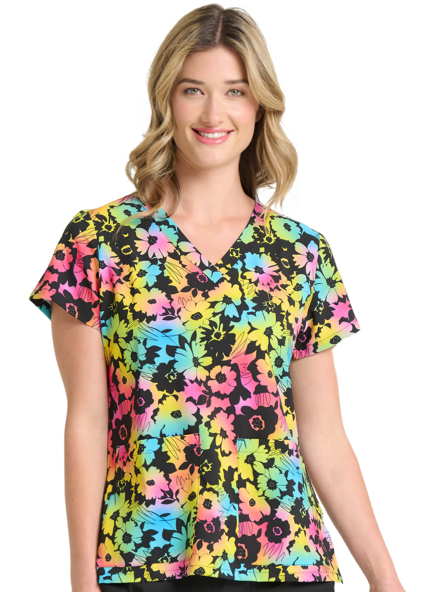 Polera Clínica Estampada Mujer FLGW