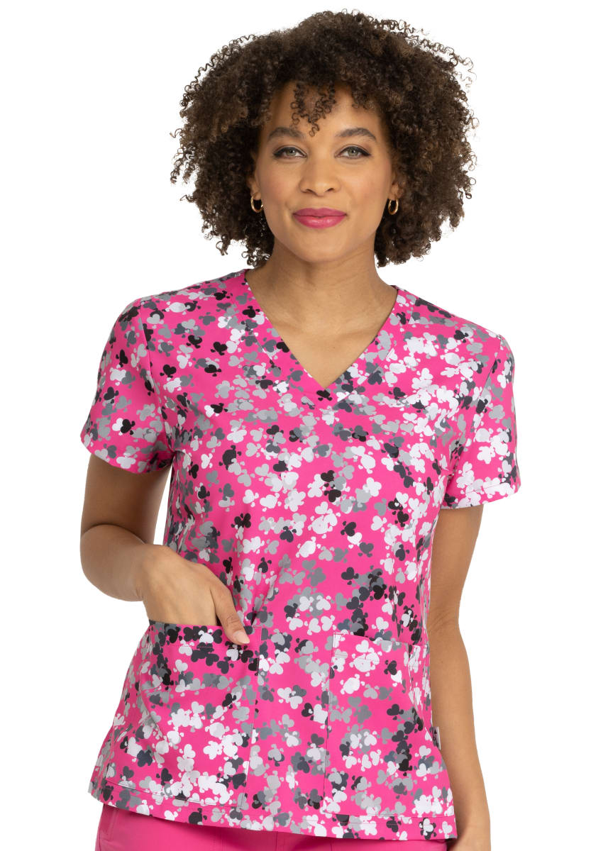 Polera Clínica Estampada Mujer LVCH