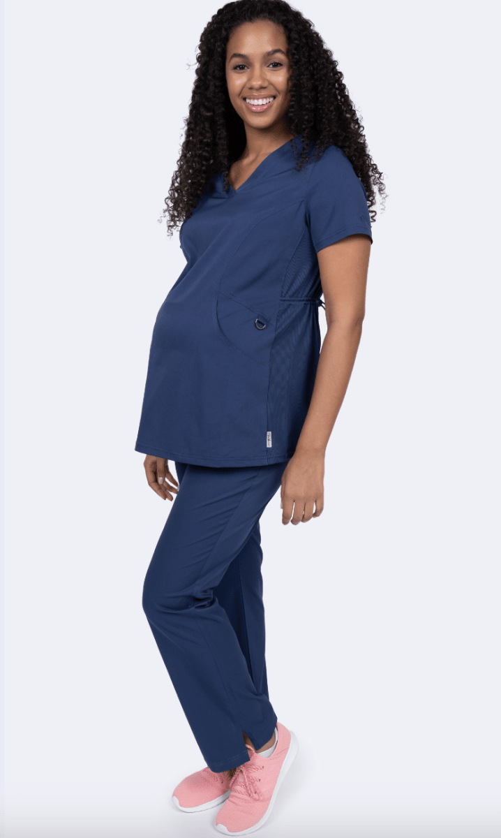 Polera Clínica Mujer Maternal 1121 Azul Marino